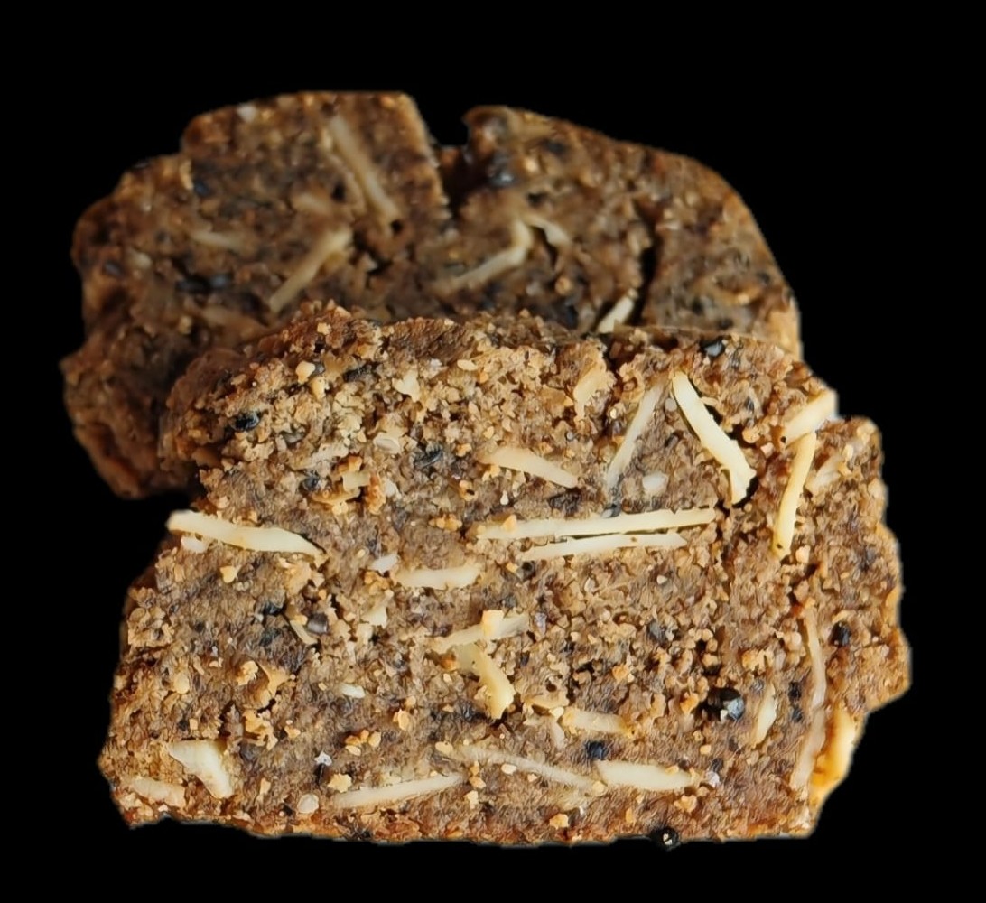 Keto Black Ssesame Almond Biscotti