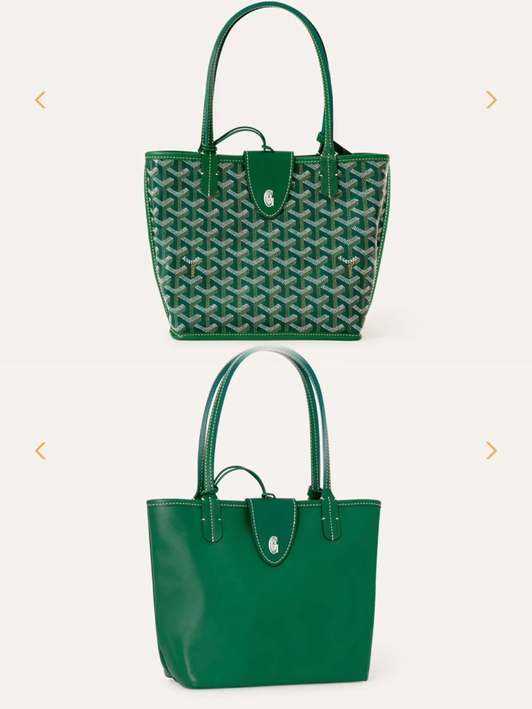 Goyard Anjou mini (手袋配有Croc Universel 皮革安全扣）