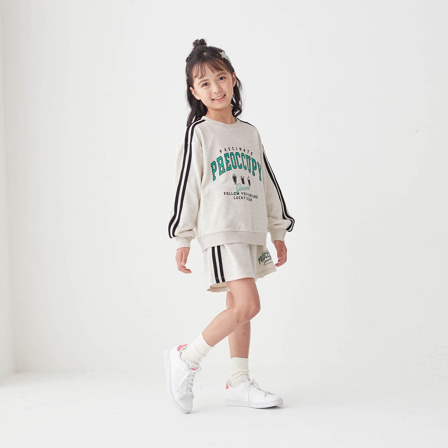 🆕【⭐訂購⭐】 🇯🇵日本直送🌀#GITA 側線運動衞衣+裙褲套裝［2款選］🌀[ELAA-0265][260215]