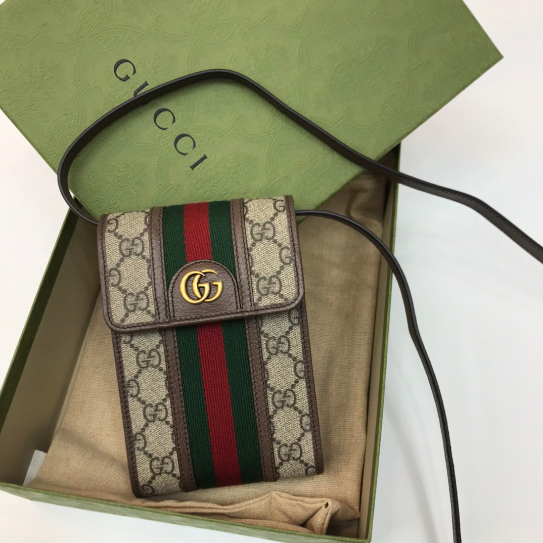 Gucci OPHIDIA GG MINI BAG 625757 96IWT 8745 Little Luxury H.K