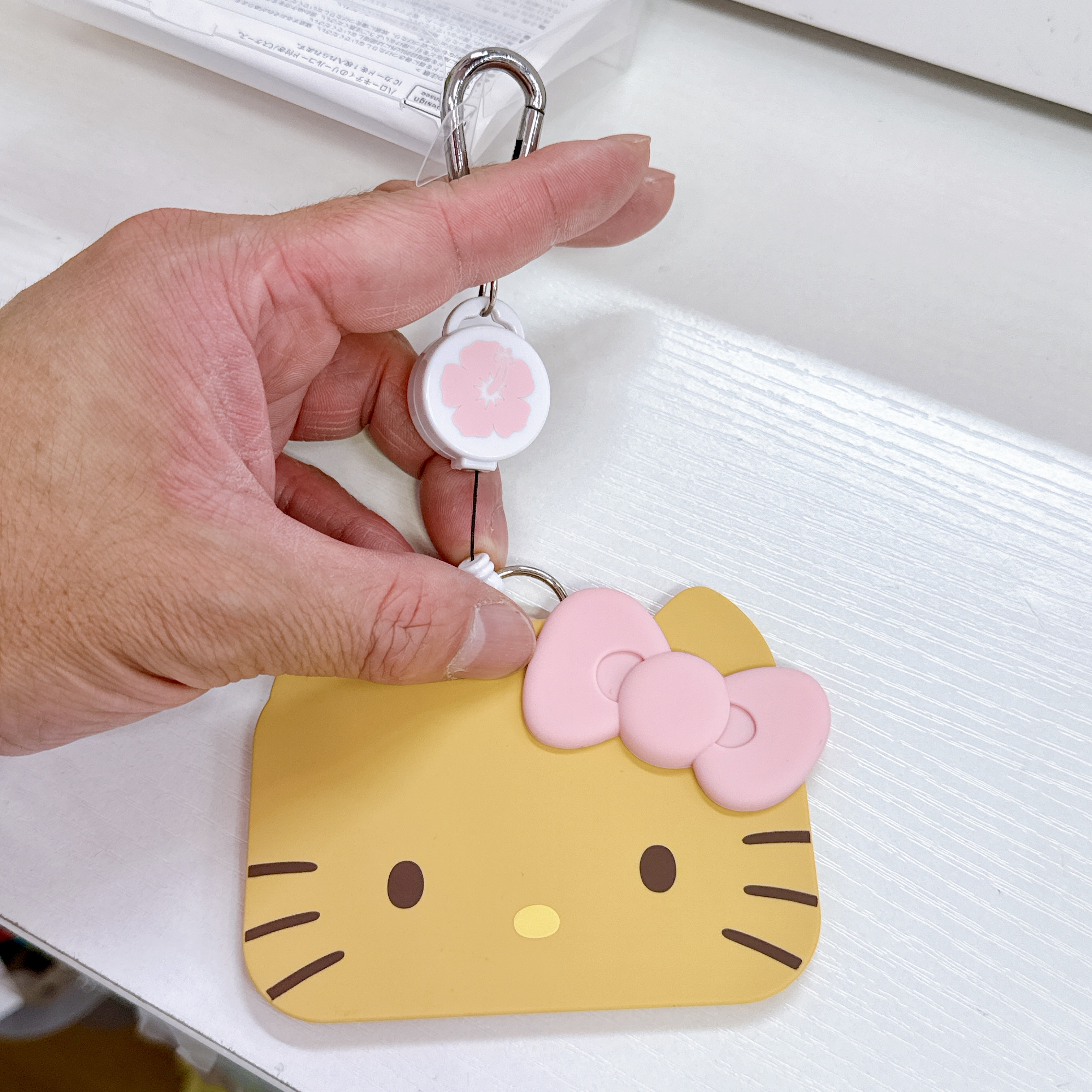 日本版Hello Kitty黑皮證件套/布甸狗拉鏈袋