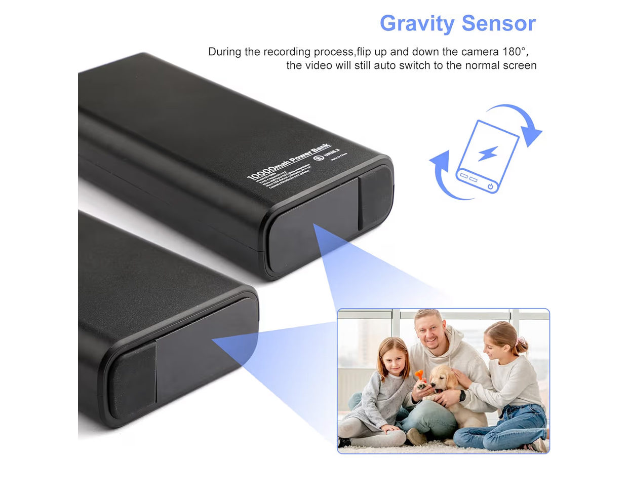 2K 移動電源造型針孔攝影機