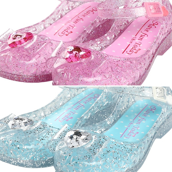 🇯🇵預訂 日本直送🇯🇵兩色寶石蝴蝶結閃粉涼鞋