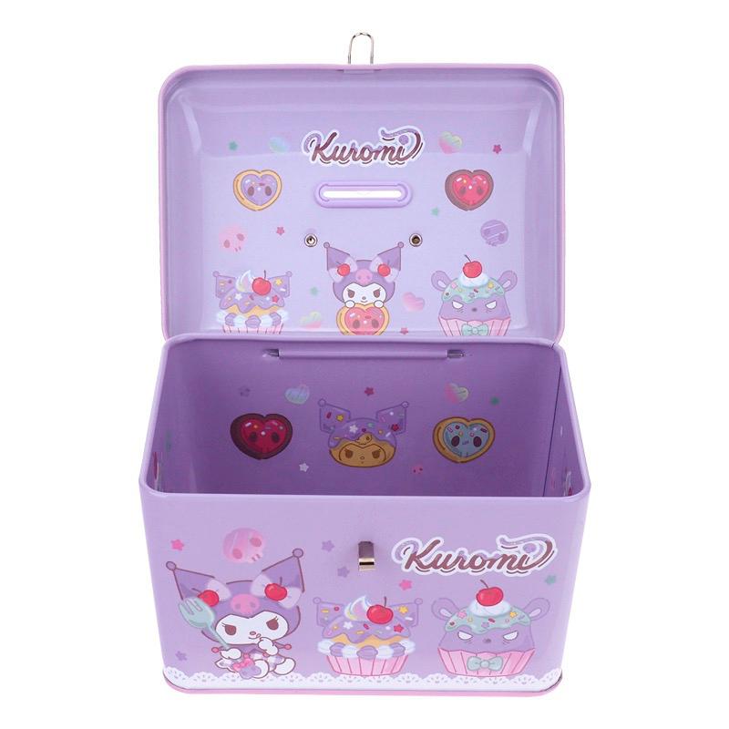 Kuromi 手挽式鐵盒錢箱