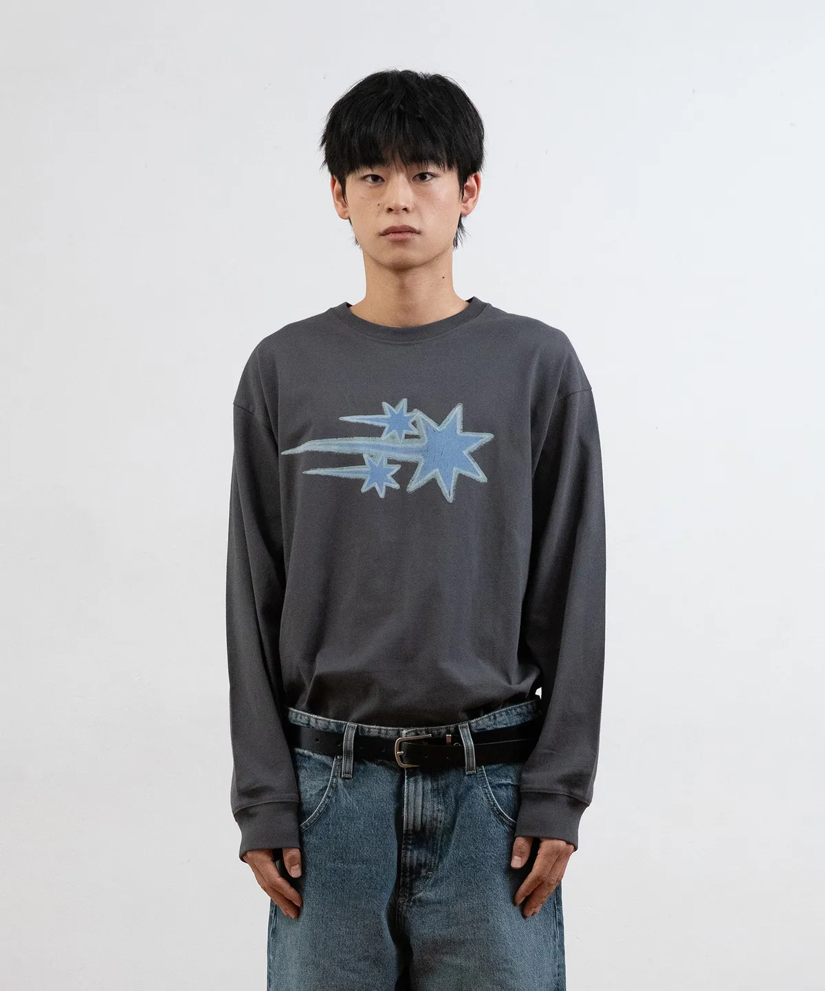 🇰🇷訂購｜niceghostclub｜DRAWING 3STAR LS TEE 3色 