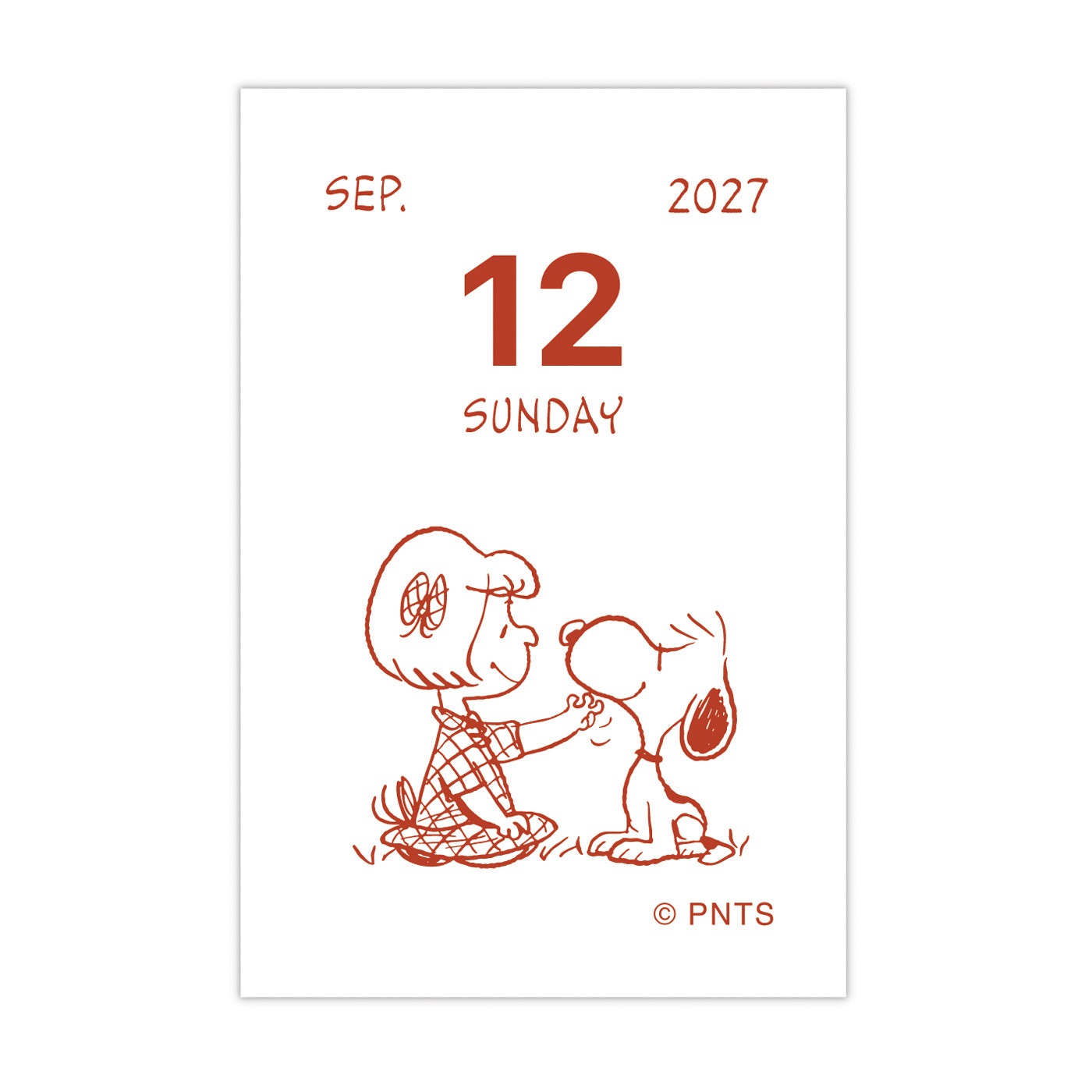 現貨｜Snoopy Hallmark 日版 2027年 迷你每日日曆 Daily Calendar (YDC-856-717)