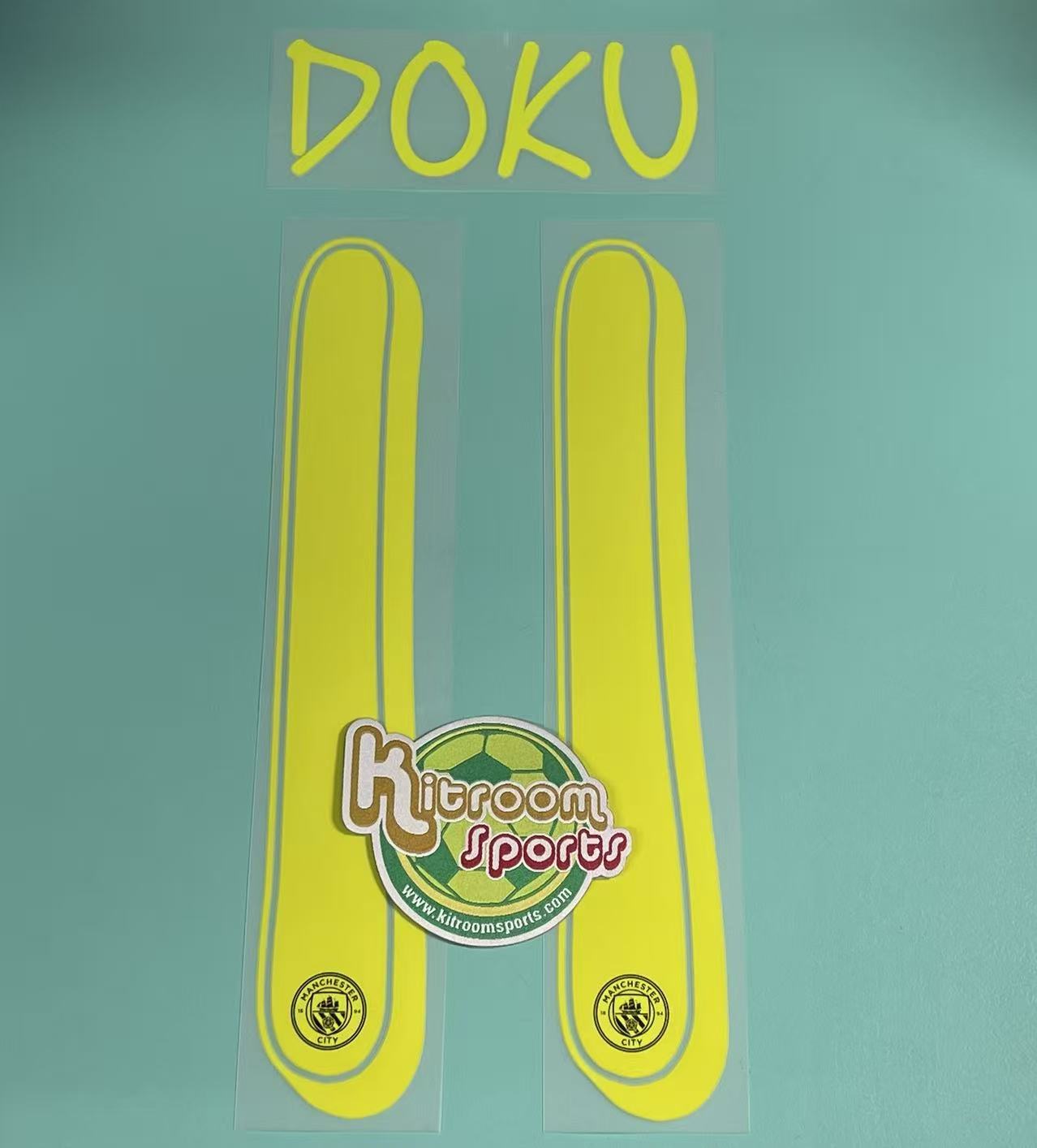 2024-25 Manchester City Away UCL Nameset #11 DOKU