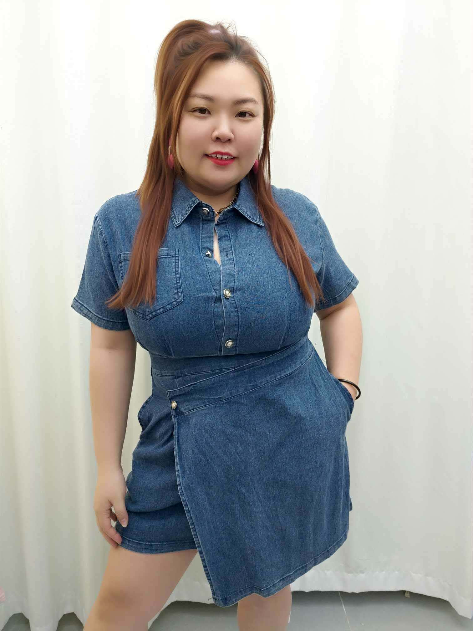 DDA05 6071(C11) 新设计牛仔连衣裙