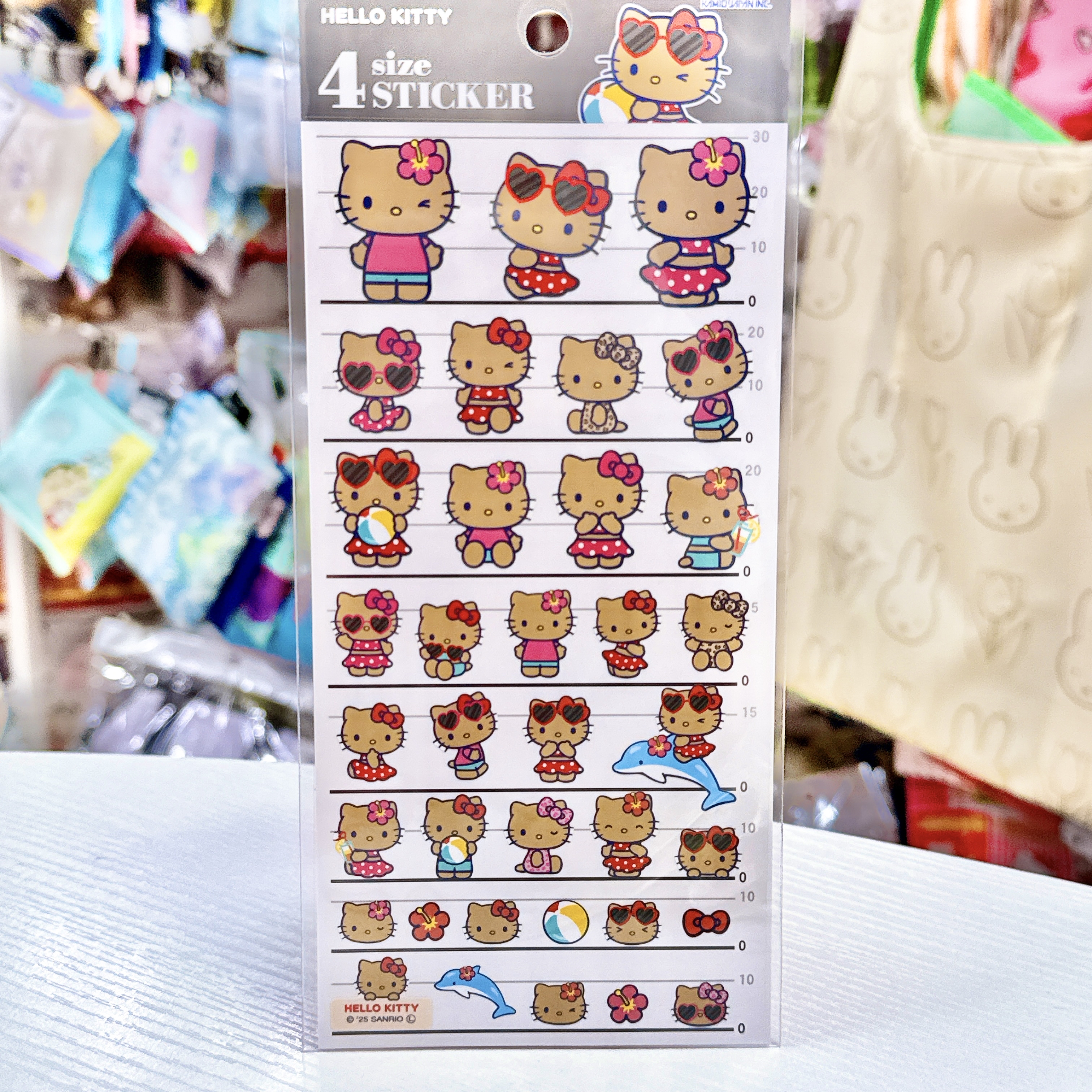 日本製造Sanrio黑皮-夏日系列貼紙