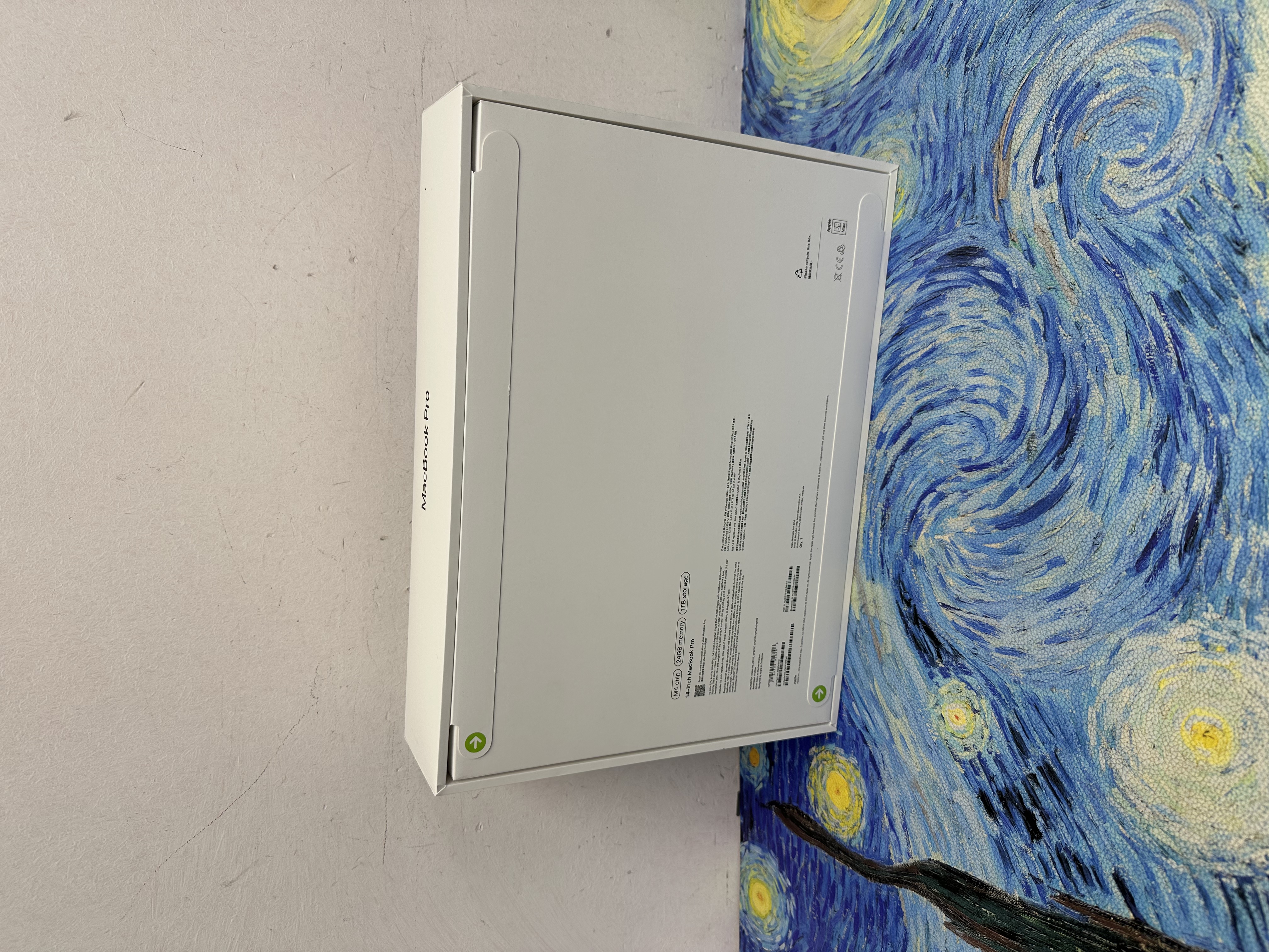 #6220 全新原封未拆 Apple MacBookPro M4 2024 M4 CPU/24GB Ram/1TB SSD/10核心GPU/Liquid Retina XDR Mon/14.2吋/黑色 / Black