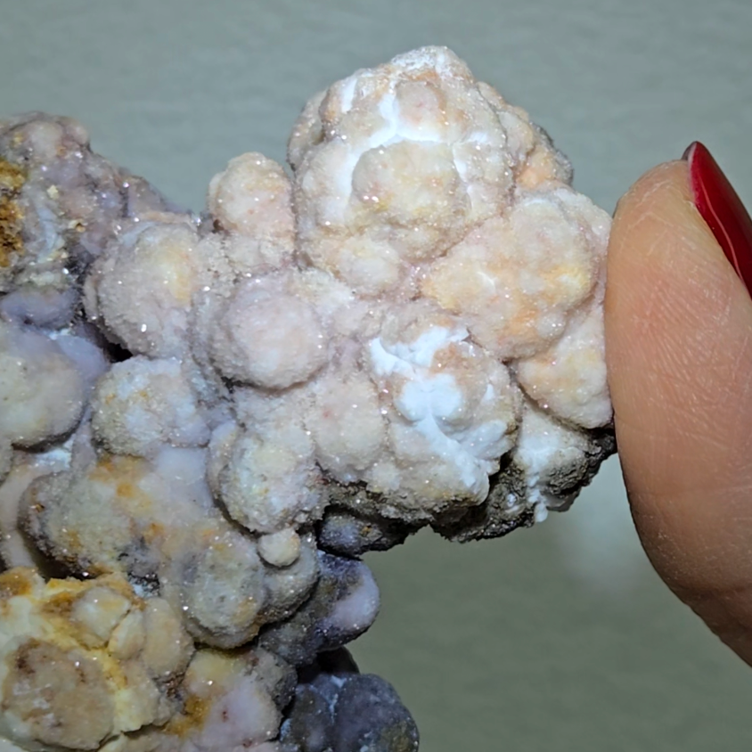Lavender popcorn selenite - SEL38