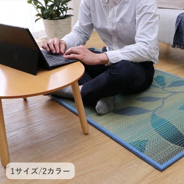 日本IKEHIKO葉子燈心草(藺草)地墊