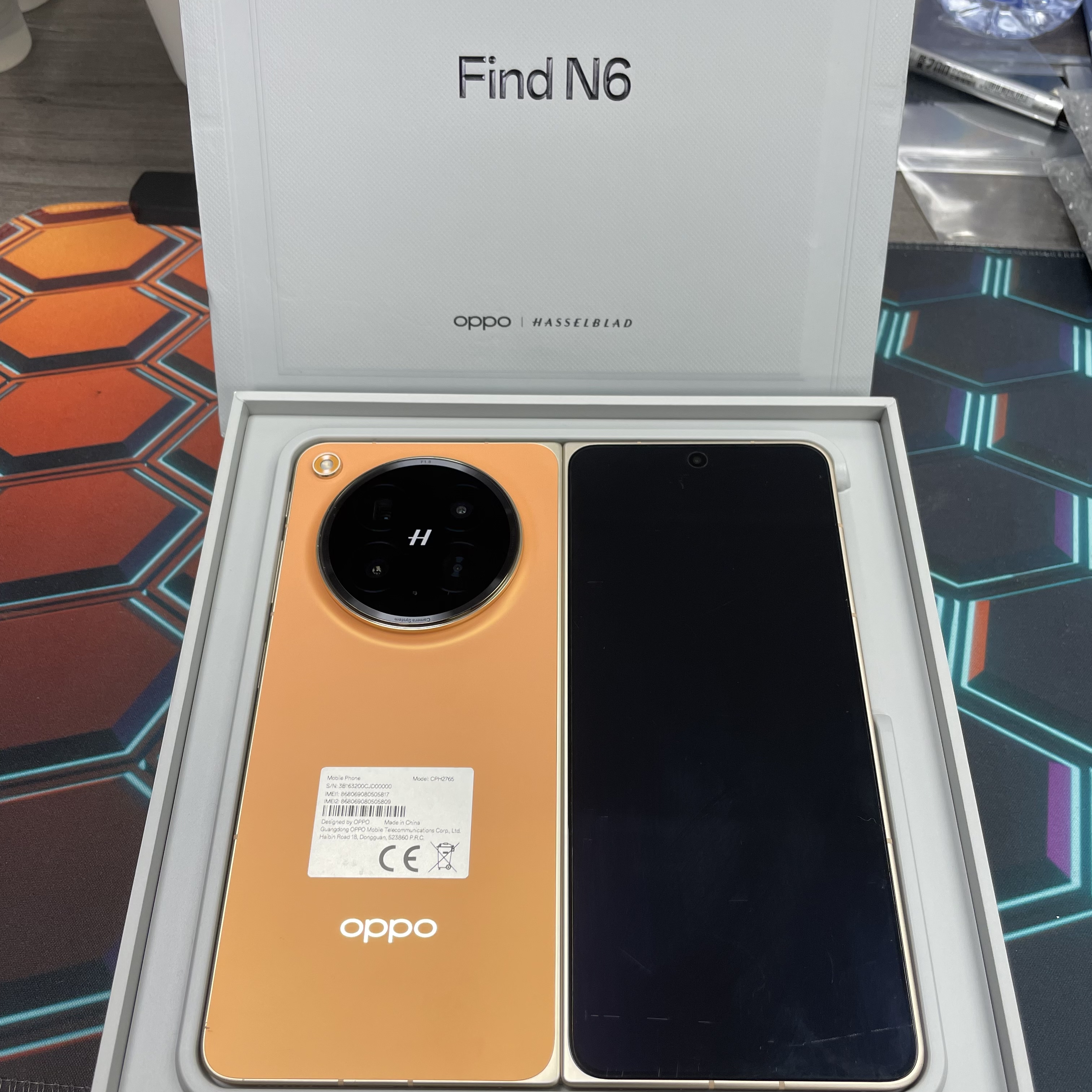 *6725 Oppo Find N6 勁靚機 16+512GB 橙色 orange