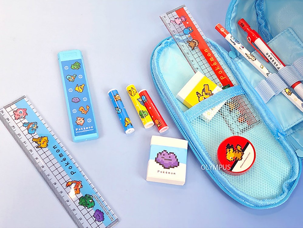 【預購】韓國直送 Pokemon pixel art 像素風文具套裝 (大盒款)