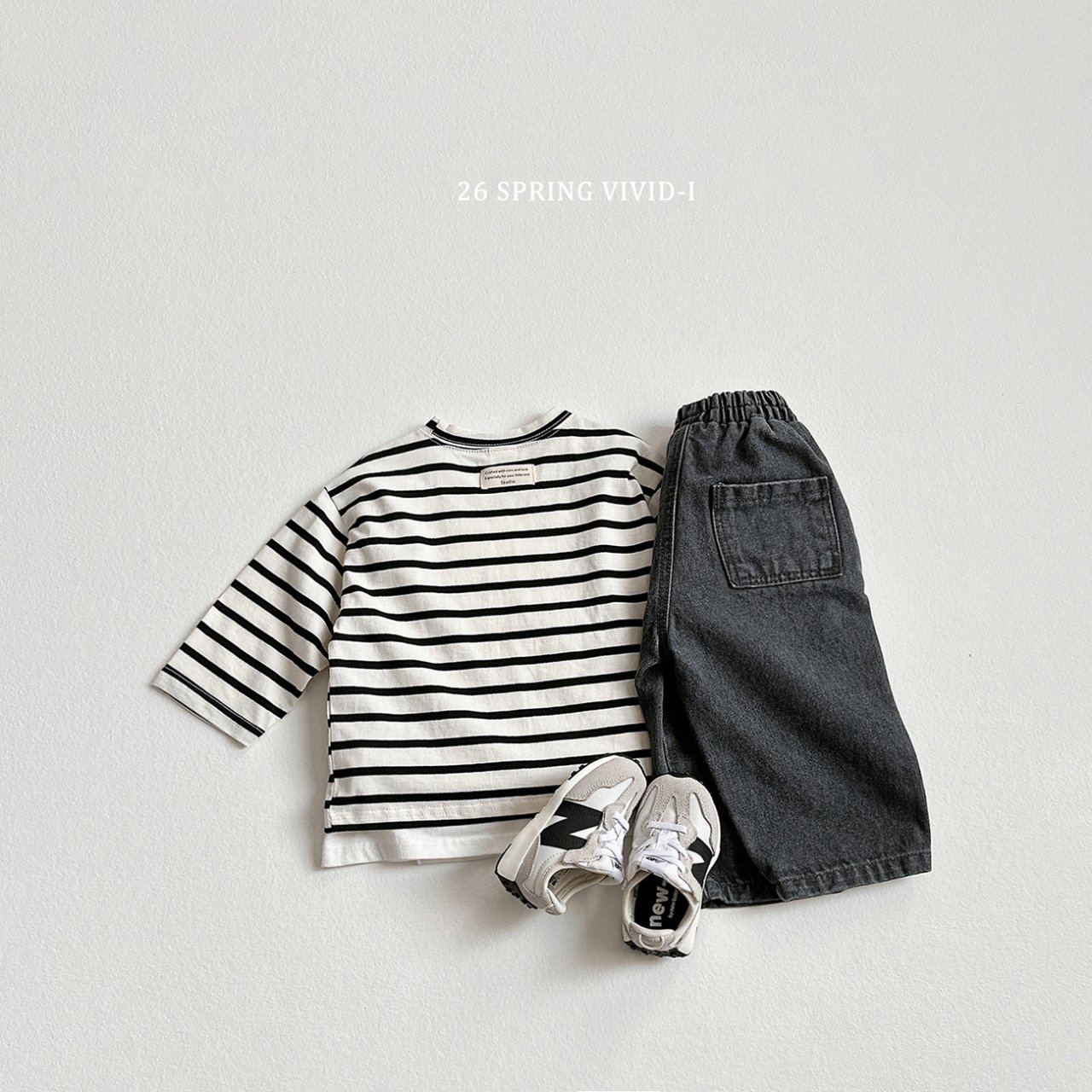 🌸預訂 韓國直送🌸🇰🇷VIVIDI六色清新條紋寬鬆長袖上衣