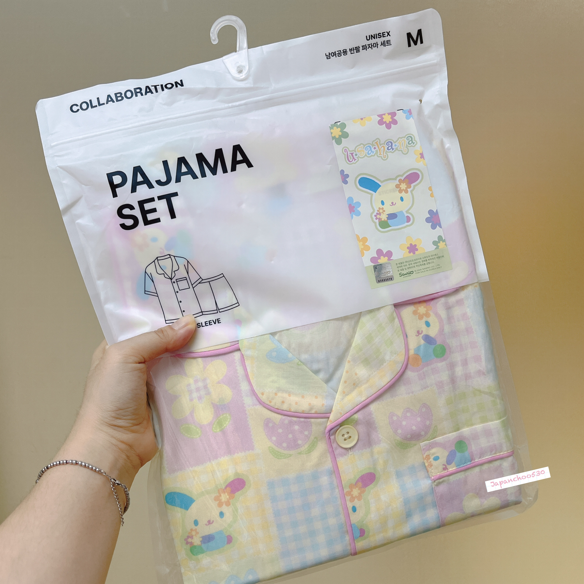 韓國預訂📍Usahana x Spao可愛花花圖案系列 - 睡衣套裝 2026年8月下旬出貨