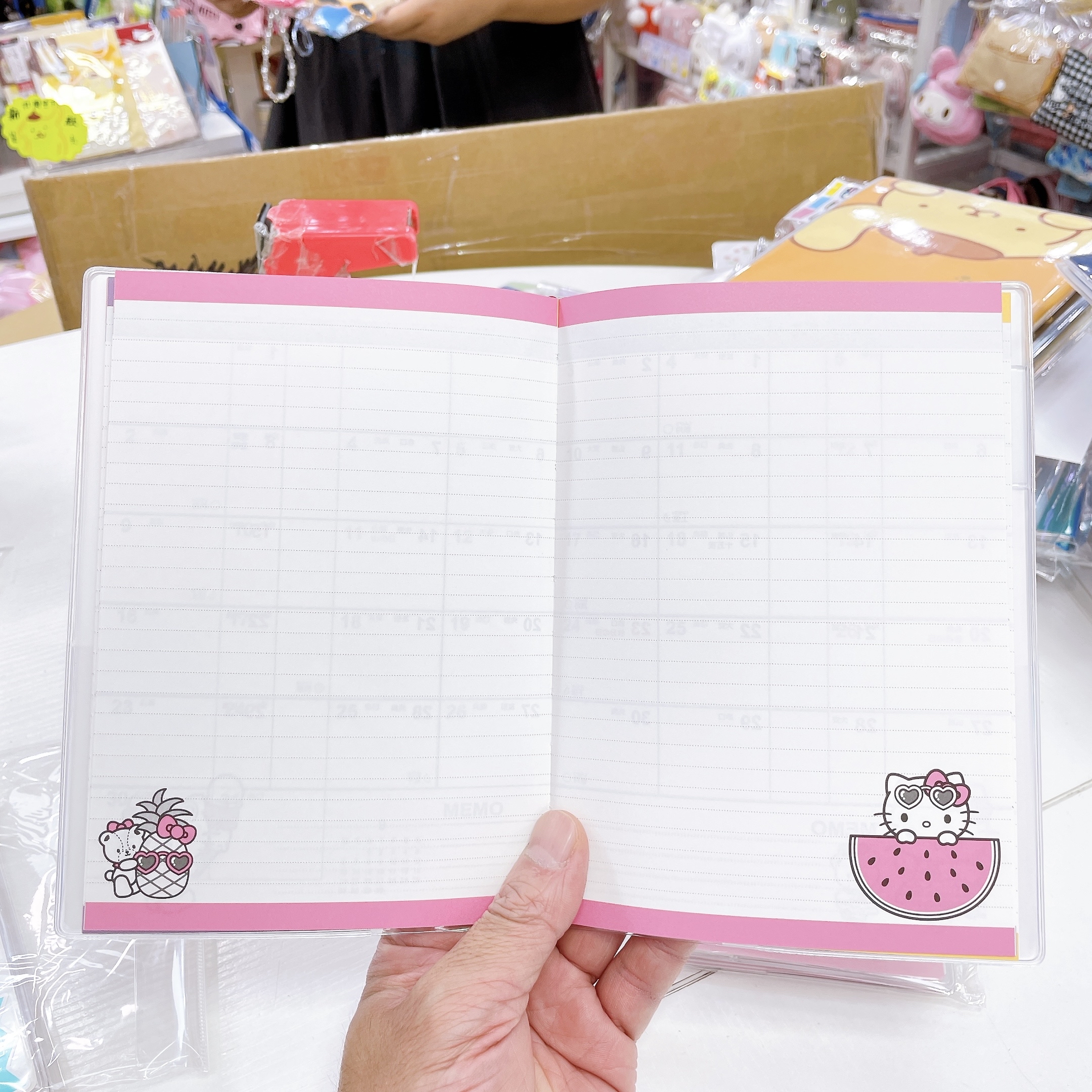 直送日本製造 sanrio kitty 2027年schedule book 附送精美貼紙 