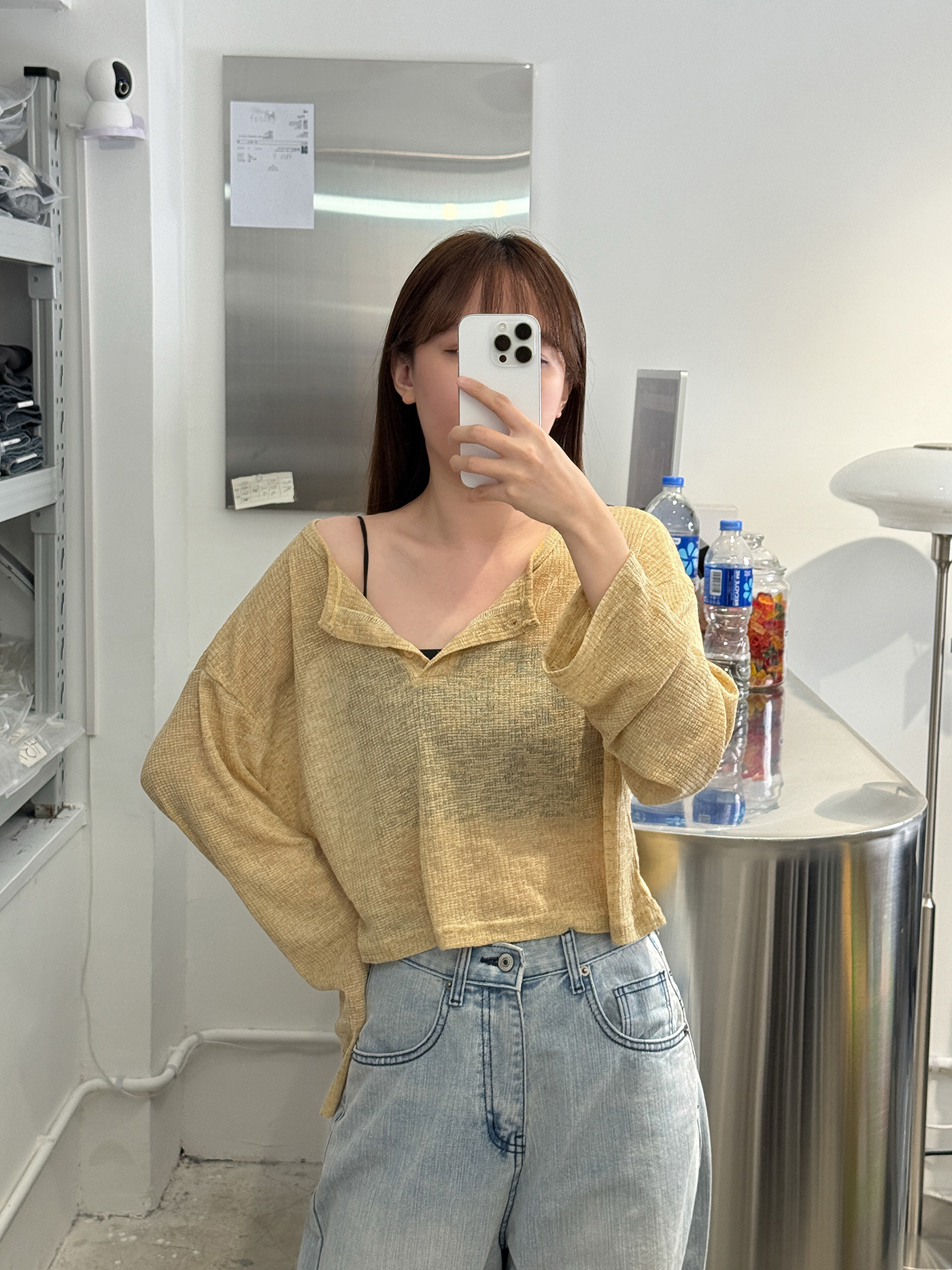 𝐇𝐞𝐧𝐥𝐞𝐲 𝐧𝐞𝐜𝐤 𝐜𝐫𝐨𝐩𝐩𝐞𝐝 𝐥𝐨𝐧𝐠 𝐬𝐥𝐞𝐞𝐯𝐞 𝐭𝐨𝐩