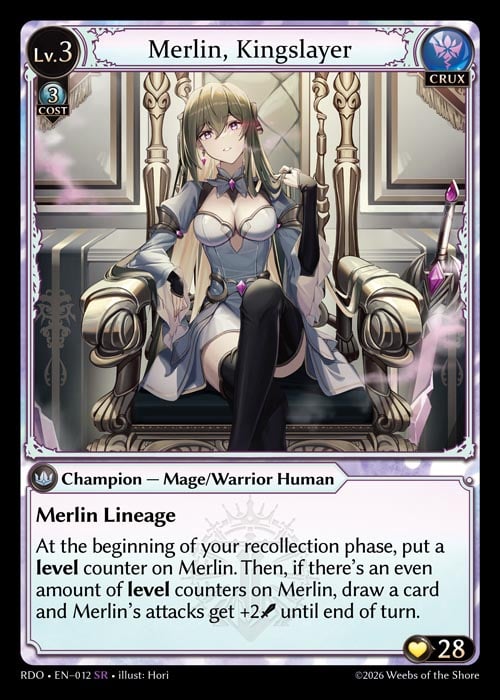 Merlin, Kingslayer / RDO-012 (SR)
