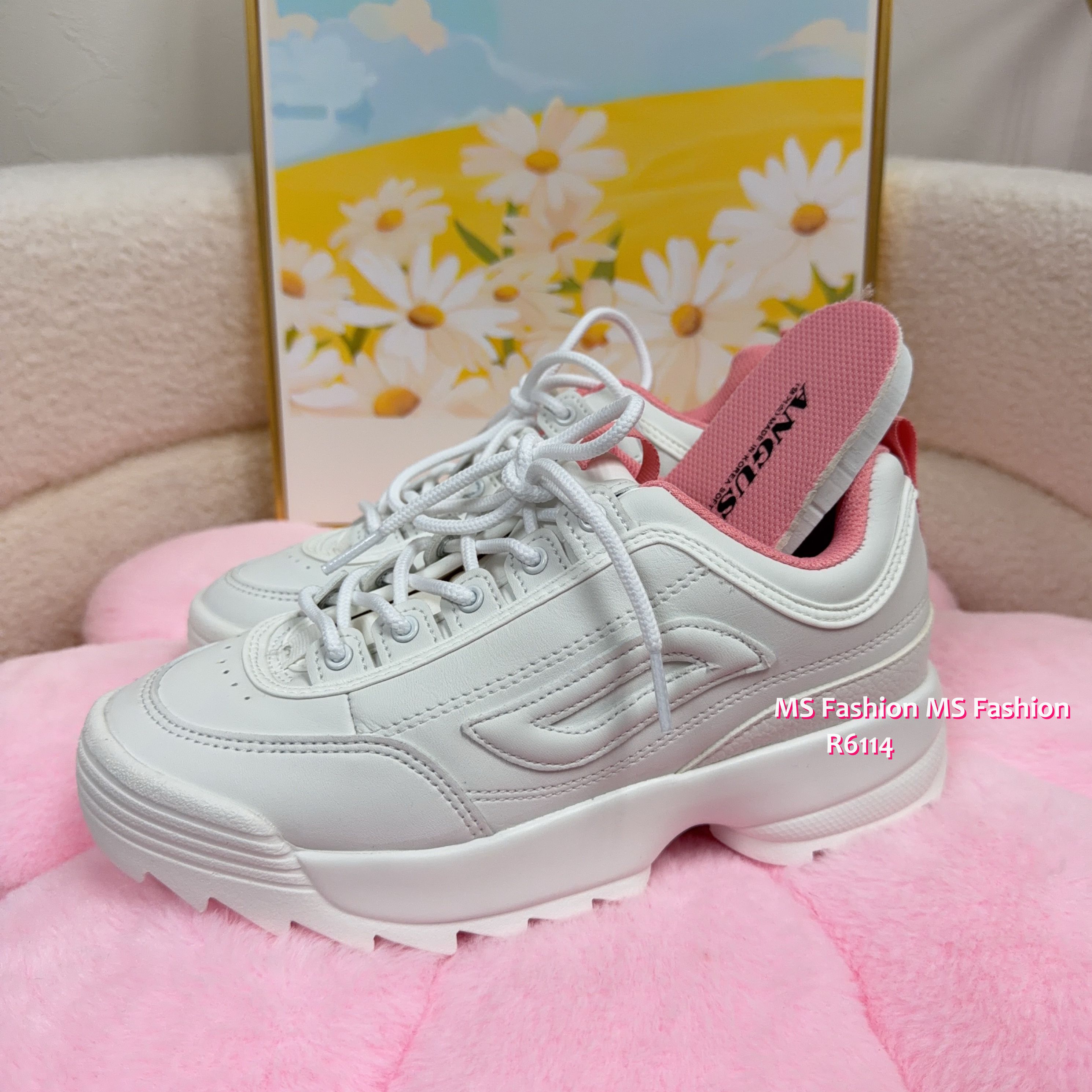 R6114 韓國🇰🇷厚底靚色sneakers