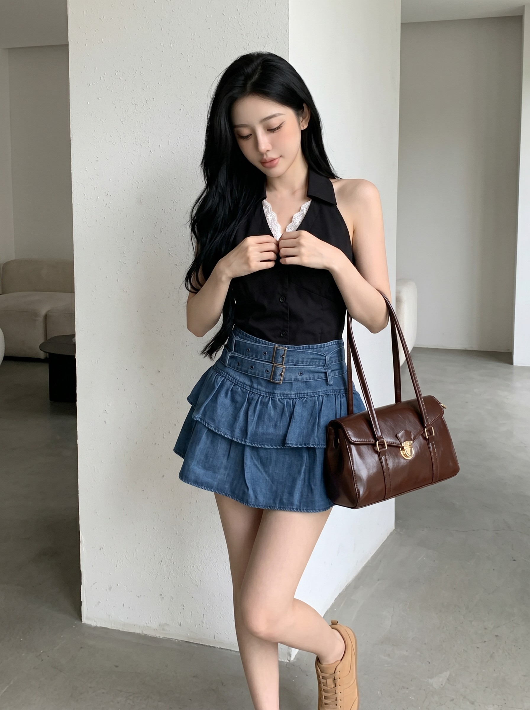 Cool Girl Street Chic Skirt M213