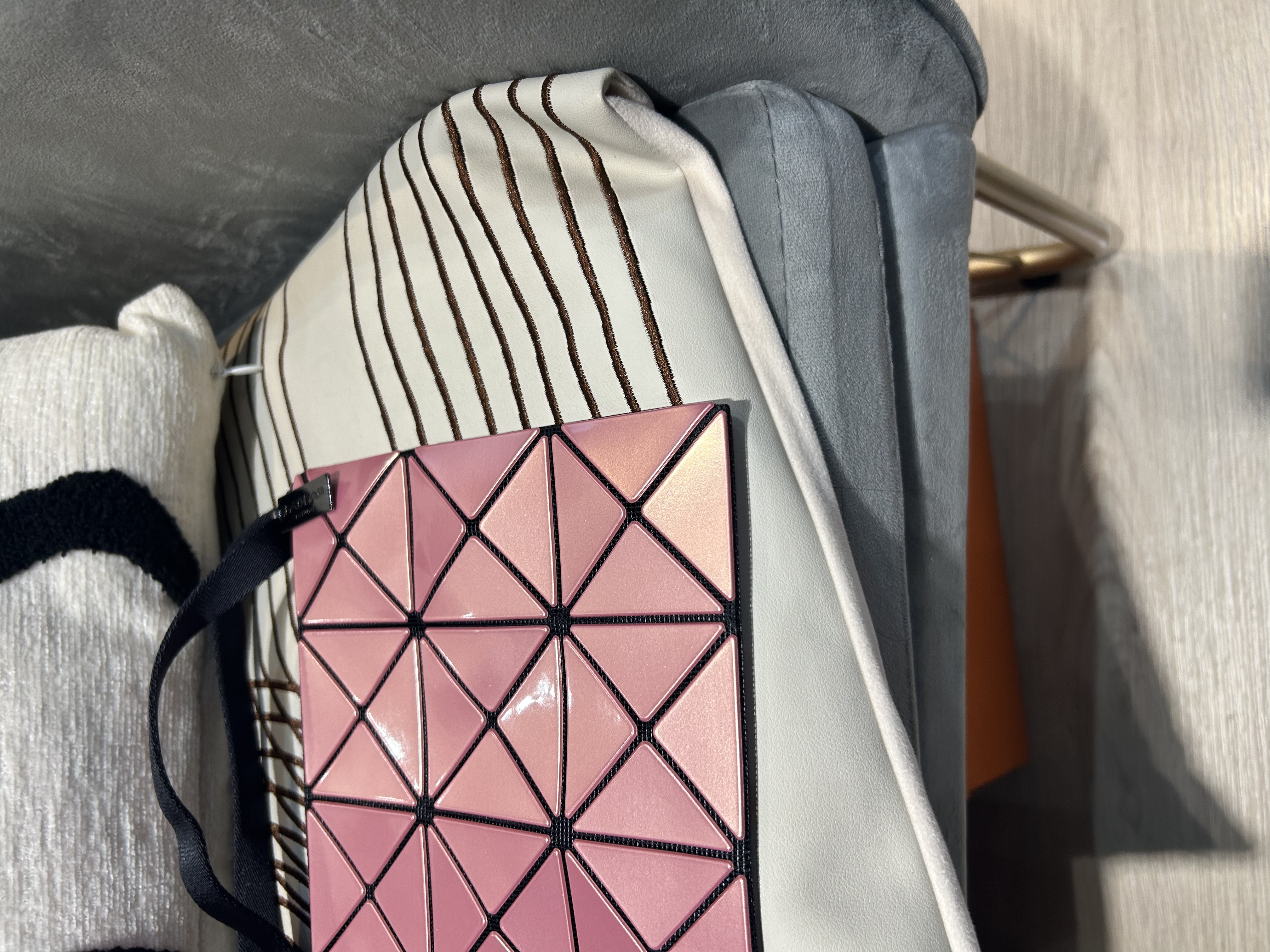 Issey Miyake Bao Bao Lucent W Color Crossbody Bag 100%Authentic, 98%New