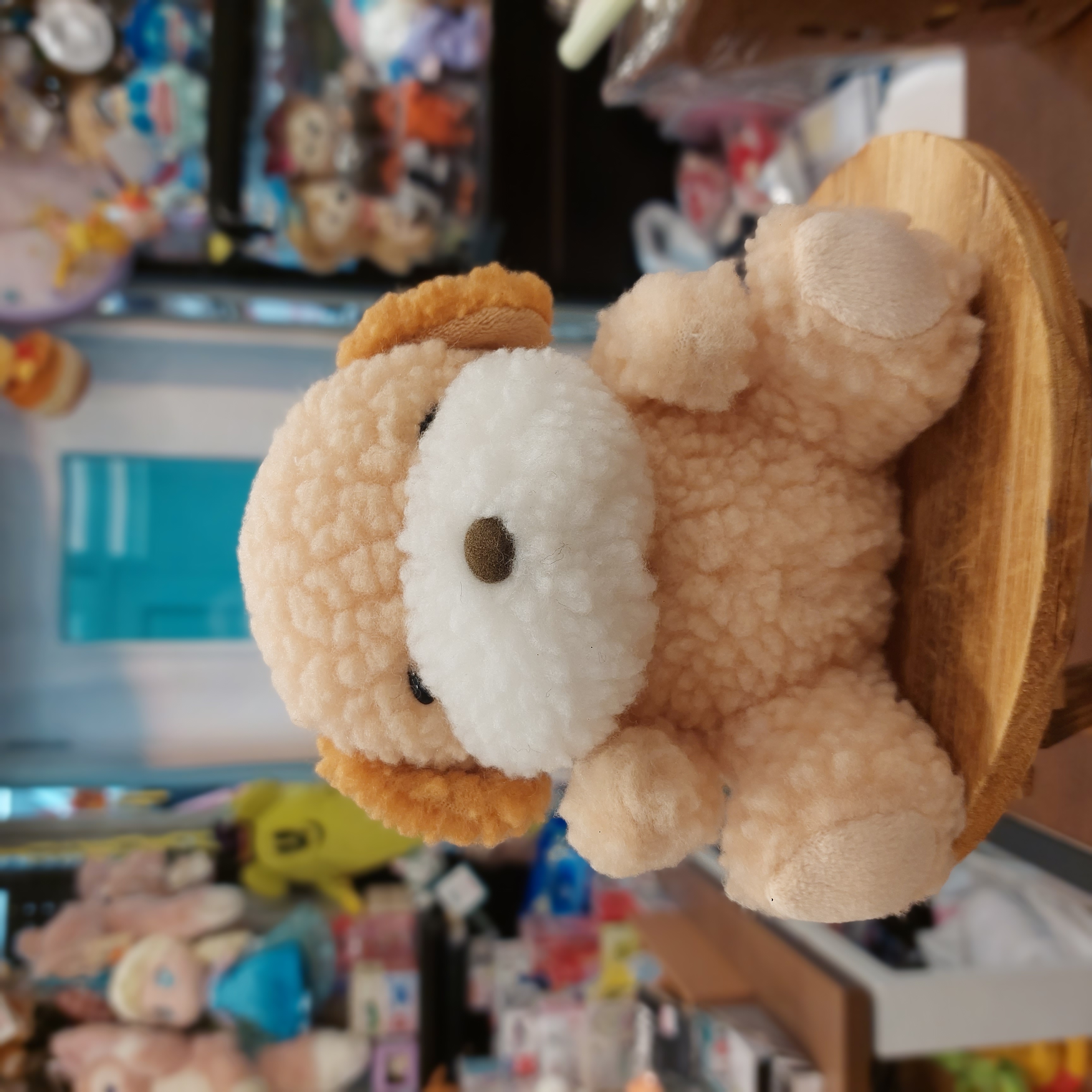 日本 SHINADA 復古毛茸茸 動物小公仔 羊仔，兔兔，小狗 三款選