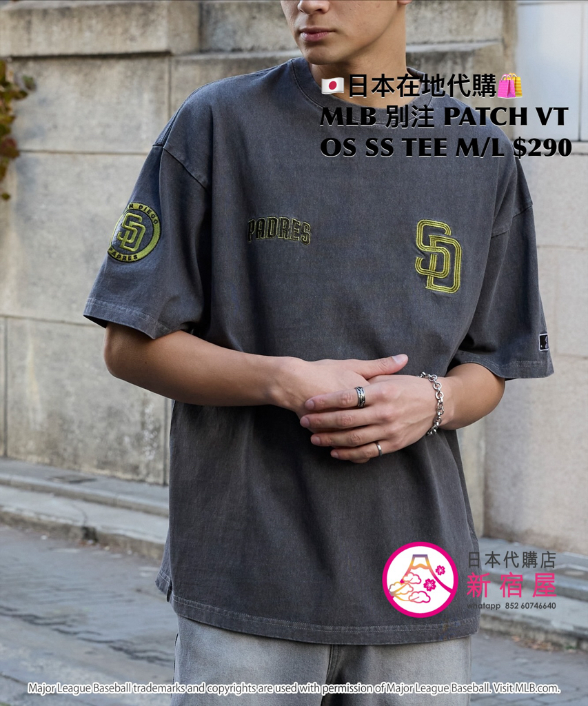 MLB 別注 PATCH VINTAGE OVERSIZED SS T-SHIRT