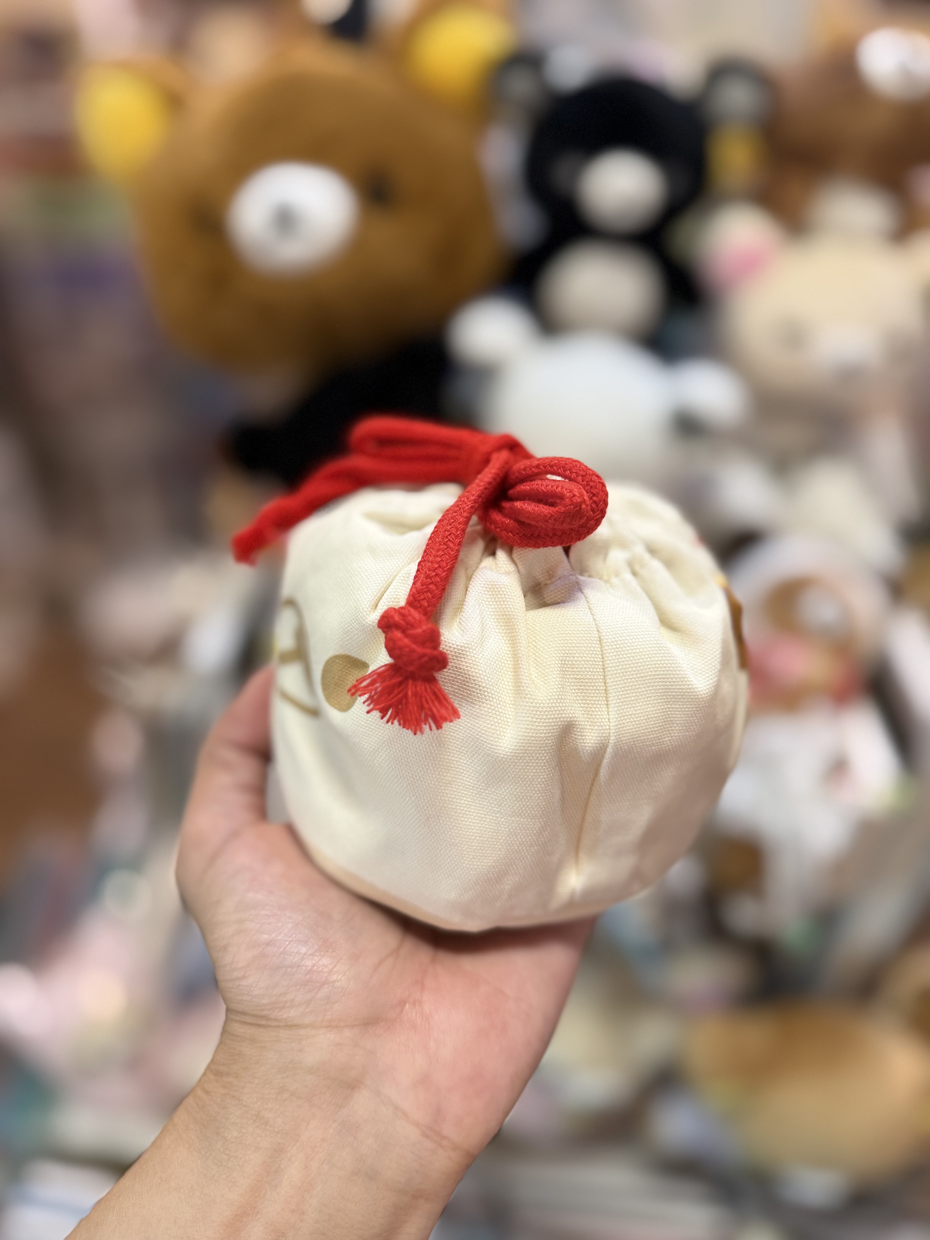 《現貨》全新日本Rilakkuma神戶/橫濱專店限定中華造型索袋