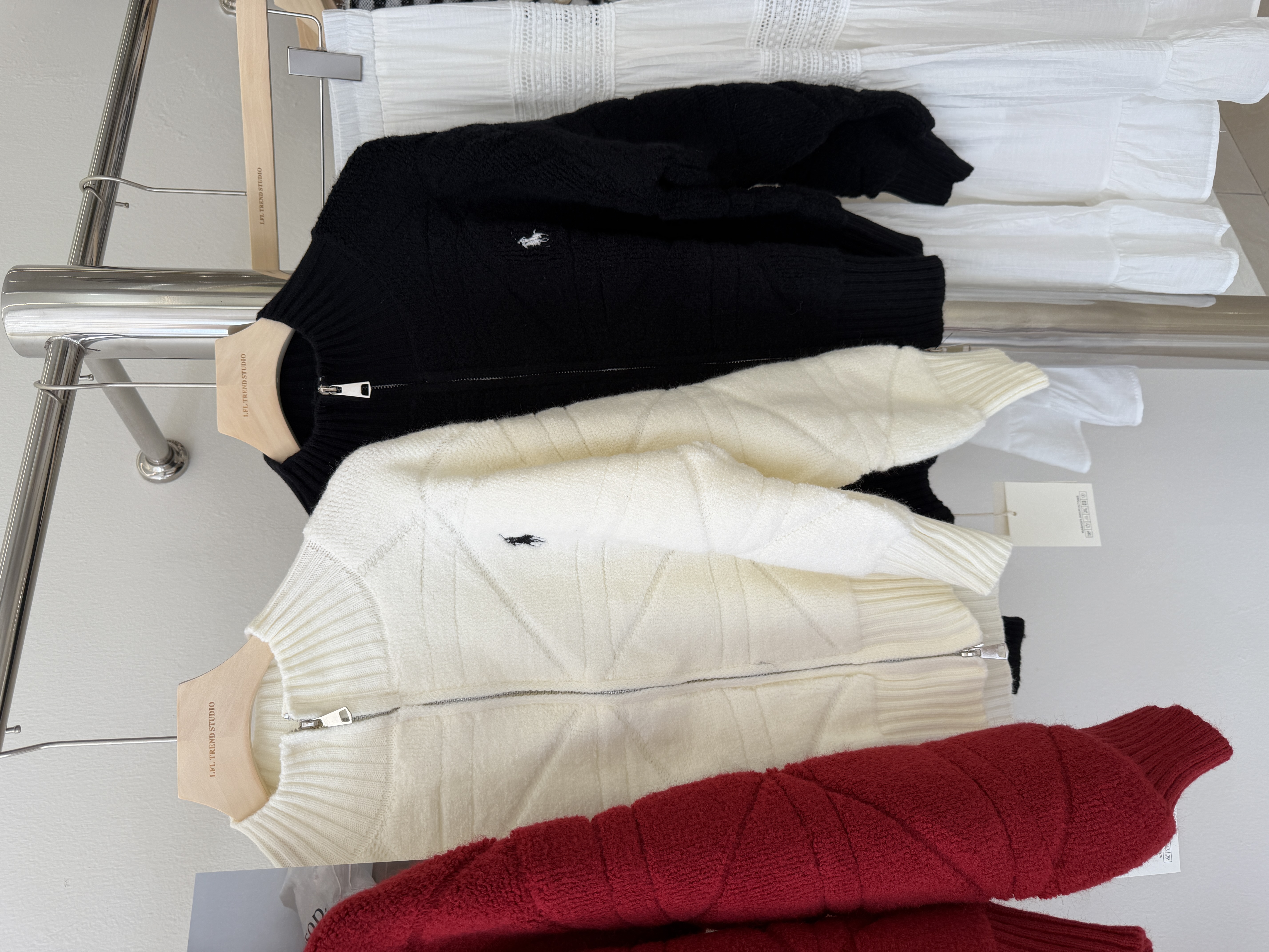 6608 高级感时尚微高领毛衣