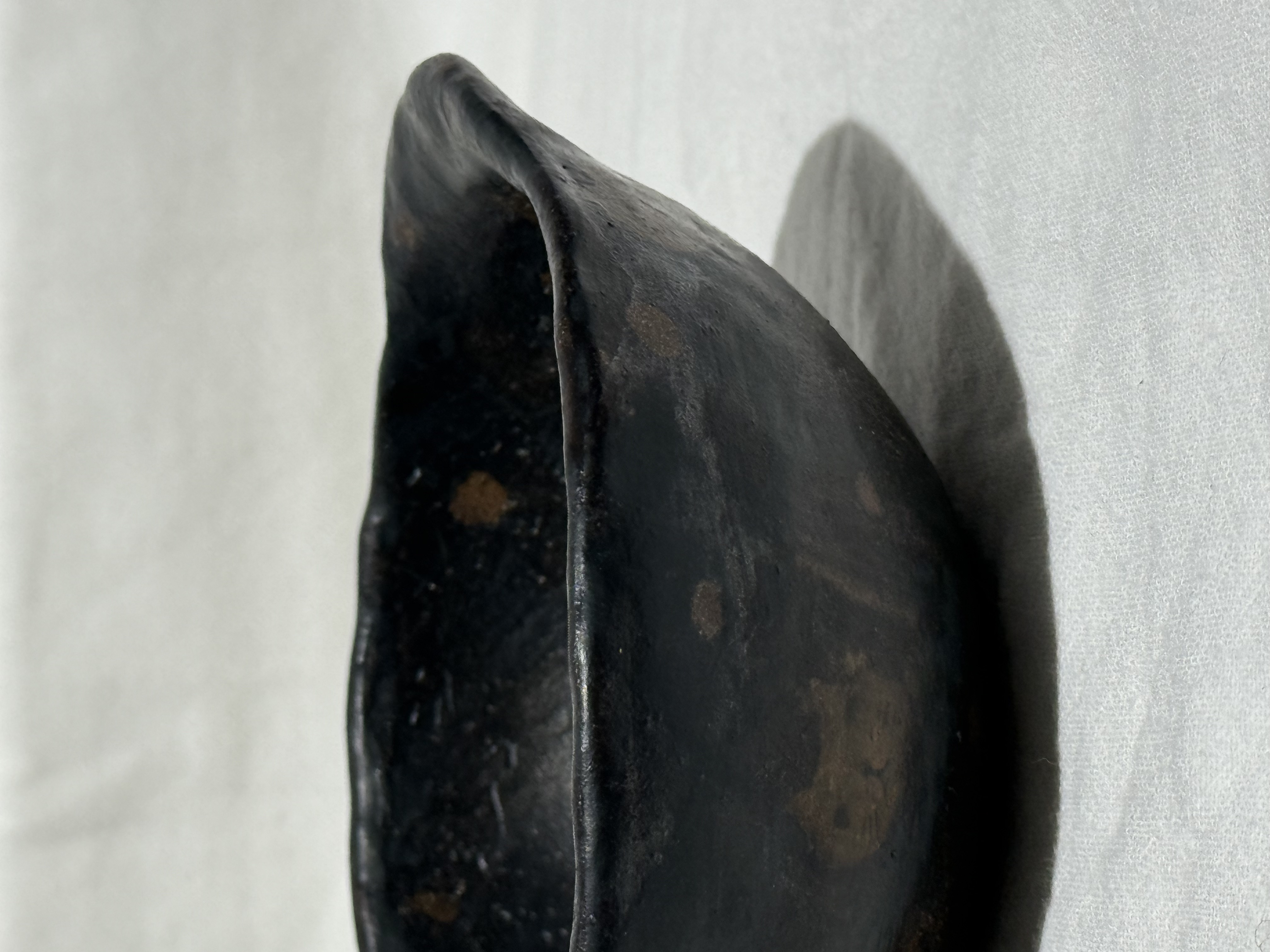 水玉工坊 黑色 貓咪 貓貓 雙耳碗