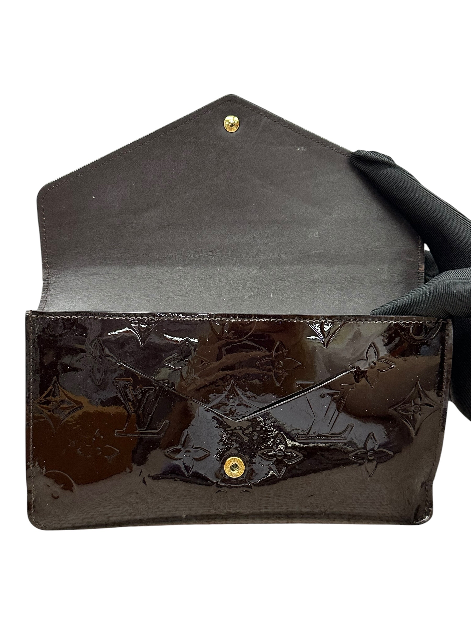 Pre-owned Louis Vuitton Monogram Vernis Pochette Félicie chain wallet / Product Code: 081203