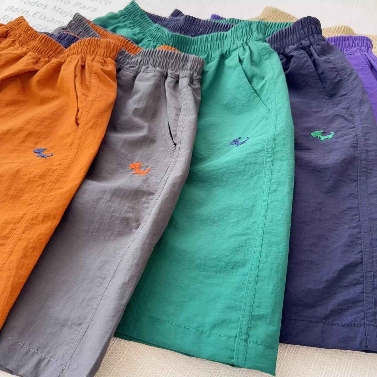 速乾6色大小童短褲 