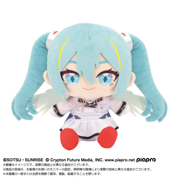 【預訂日期至13/4/26】 Play Toys 高達45週年 初音未來 x 飛翼高達 EW 坐姿公仔 / PLUSH HATSUNE MIKU X WING GUNDAM ZERO EW 🌸[訂單確認後,本店會於一週內發出電子預購單據,屆時請確認WhatsApp對話查收。"如需到店提取紙質單據或使用其他通訊APP可於備註告知"]