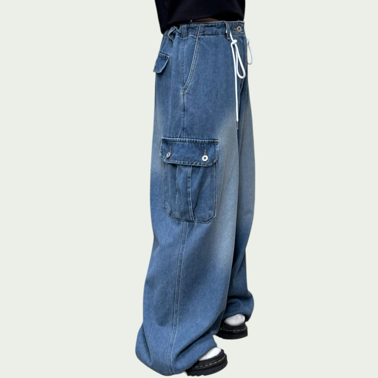 221057 側袋牛仔褲