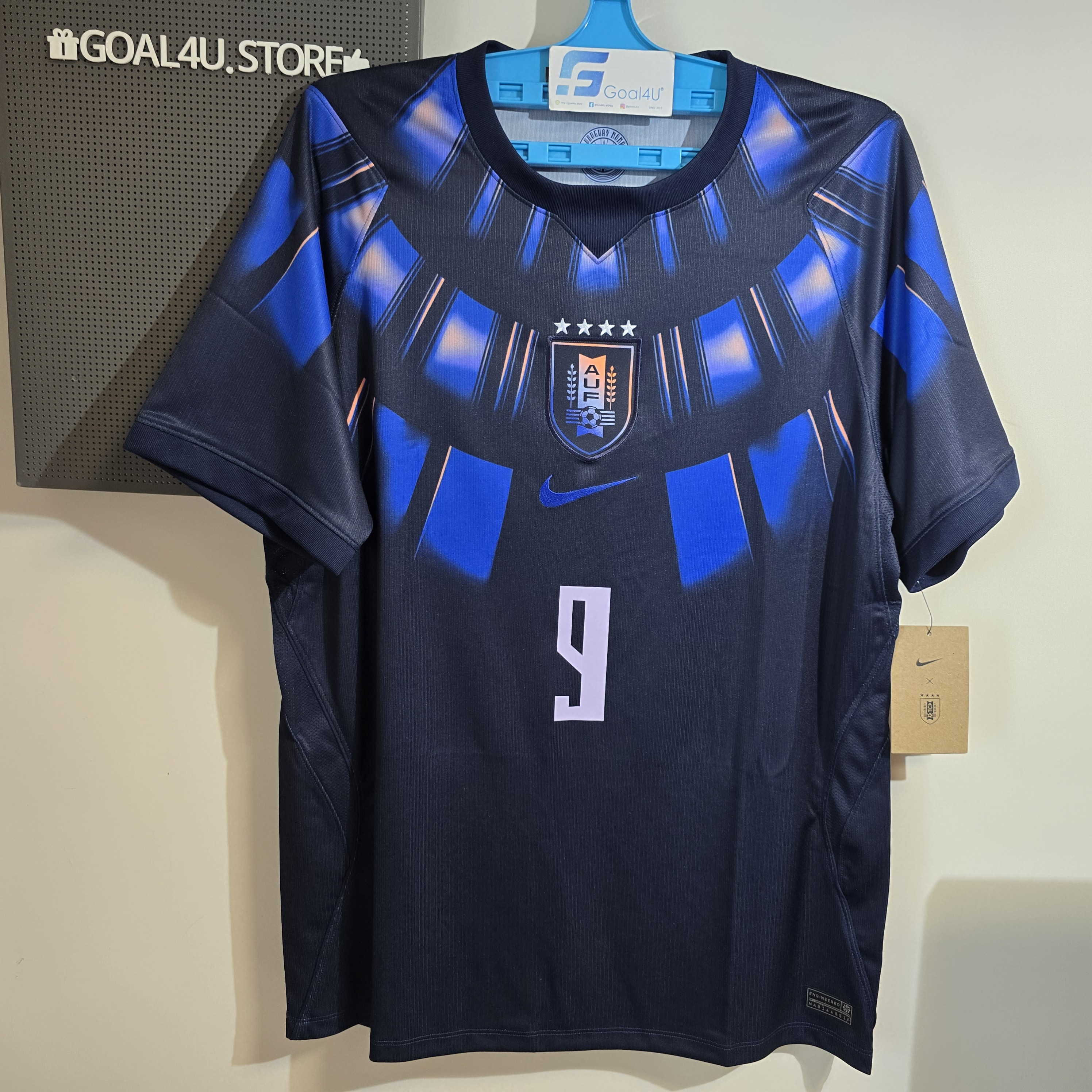 #部分碼現貨 未來感黑豹降臨🐾 Nike Uruguay 烏拉圭 2026-27 作客球迷版球衣 (可加印字章) IO4681