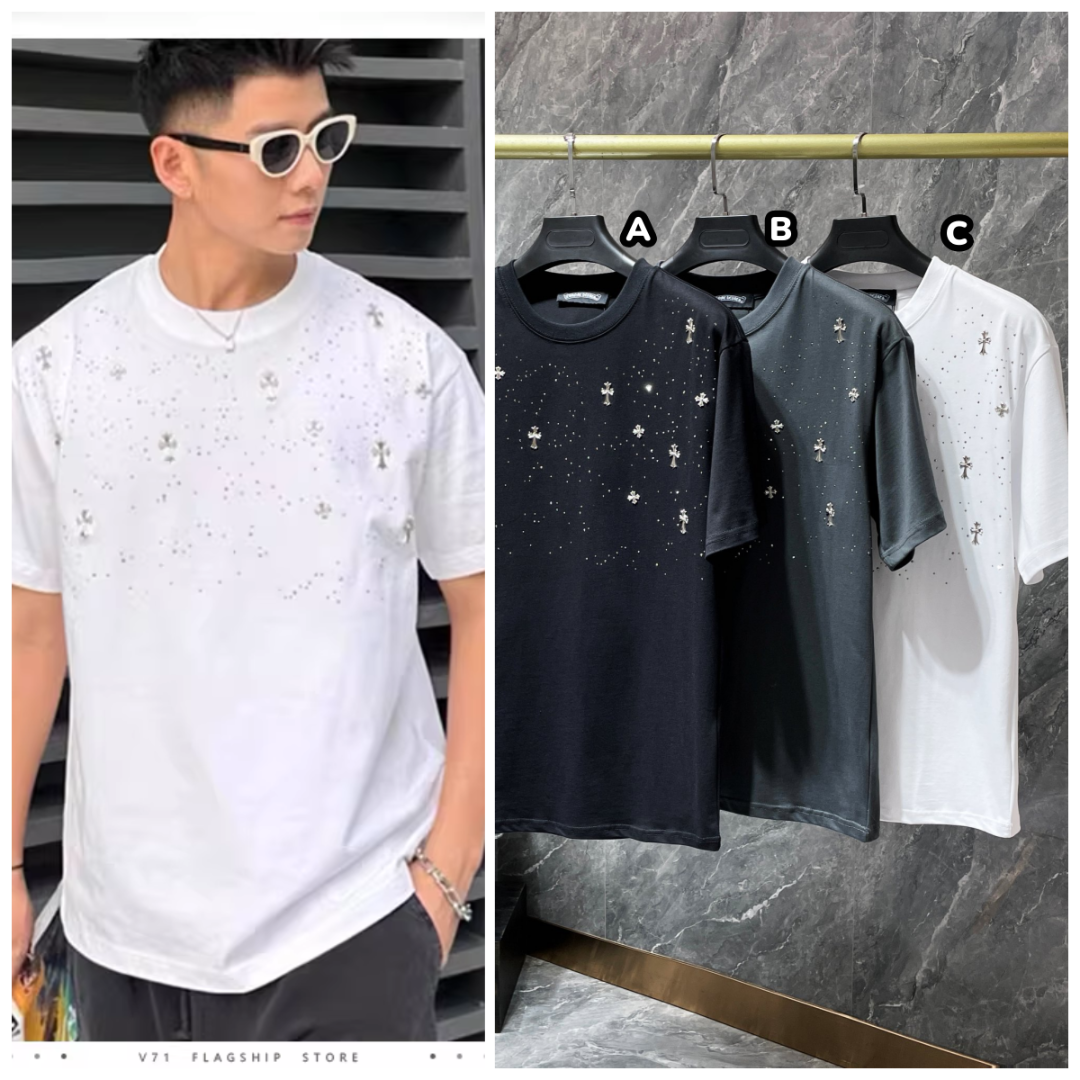 Chrome Hearts 滿天星十字架短袖Tee