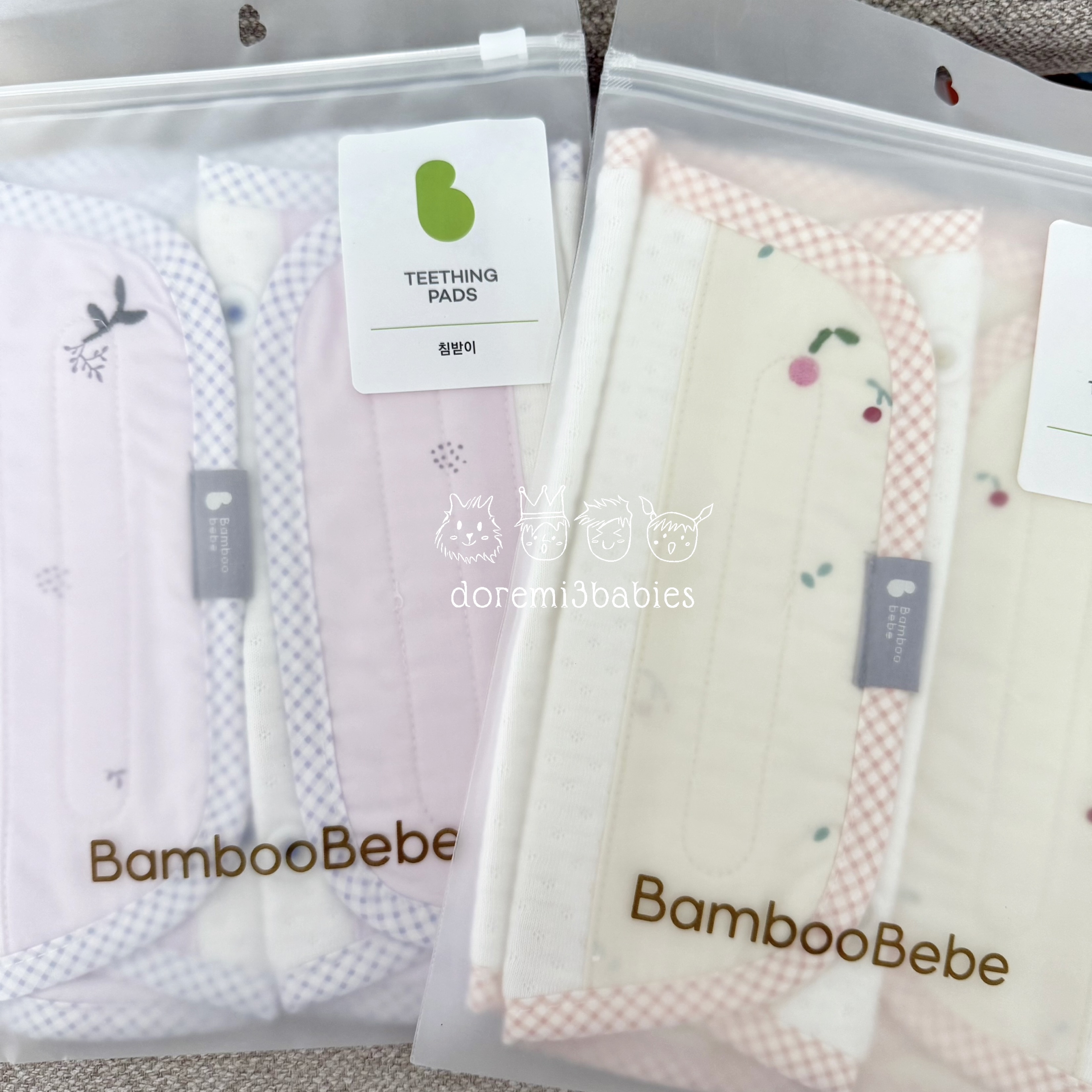 Bamboo Bebe 竹纖維咬咬巾+胸口巾