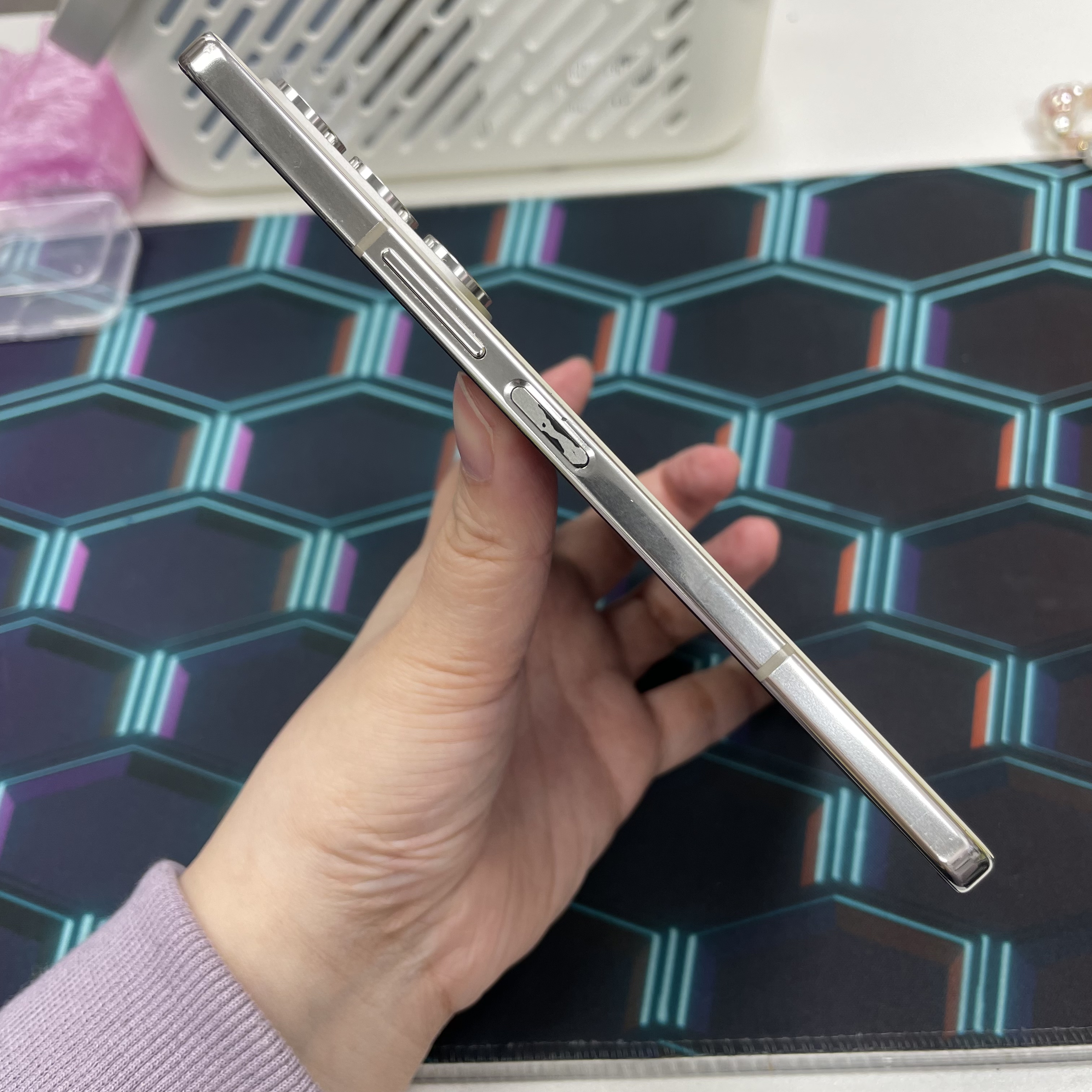 *5818B Galaxy Z Fold 5 靚機 12+512GB 白色 white