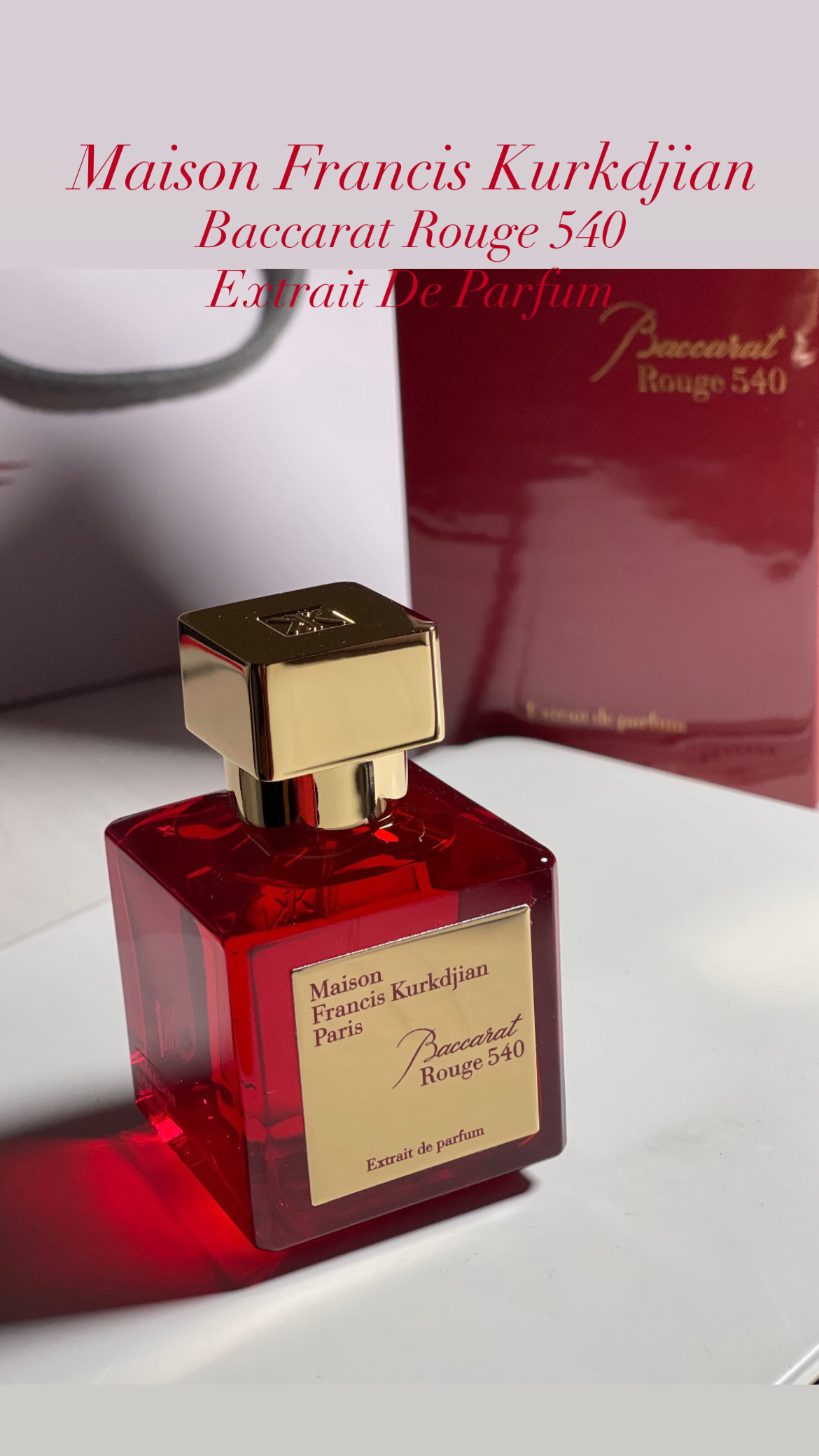 預訂❗️ MFK BACCARAT ROUGE 540 EAU DE PARFUM 