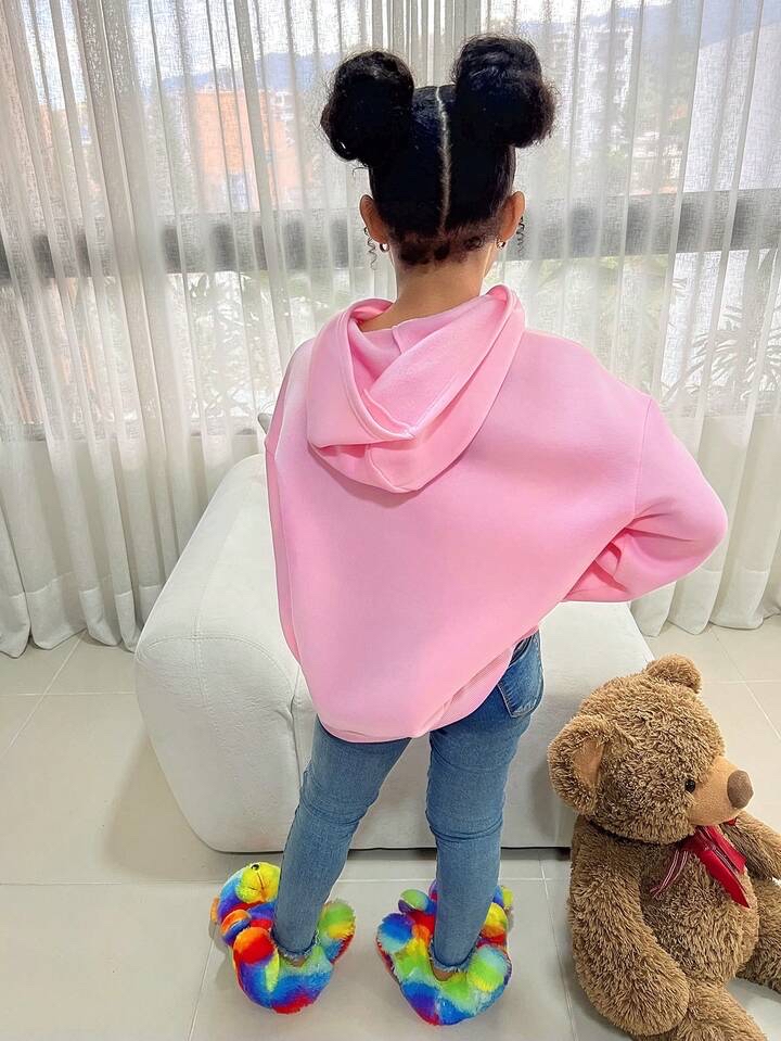 🌈可愛熊粉色連帽衫🐻