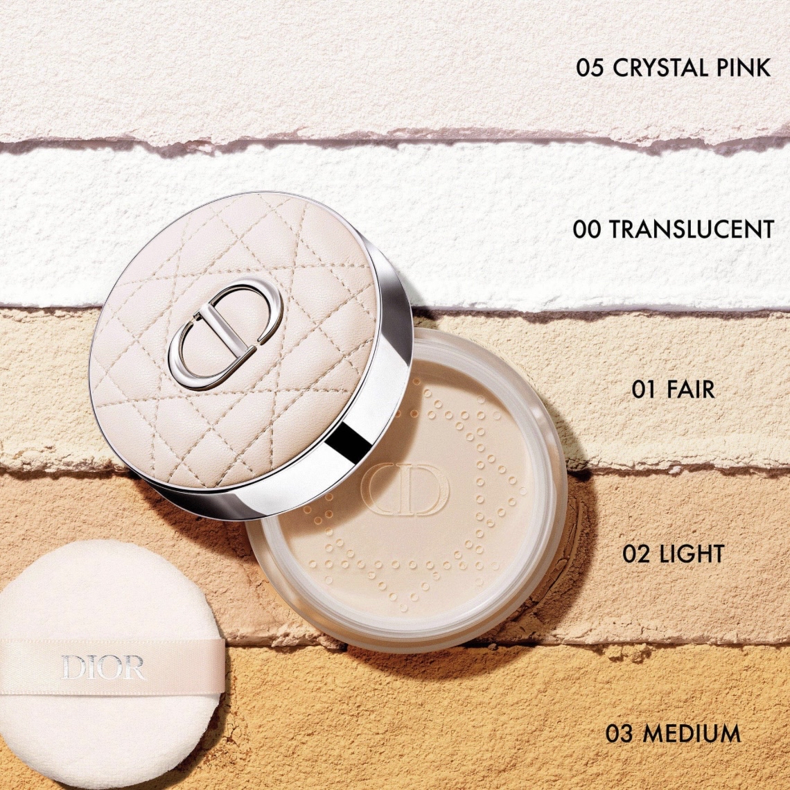 DIOR FOREVER ON SET POWDER 恆久貼肌定妝蜜粉#05 Crystal Pink 20g 限定水晶粉色