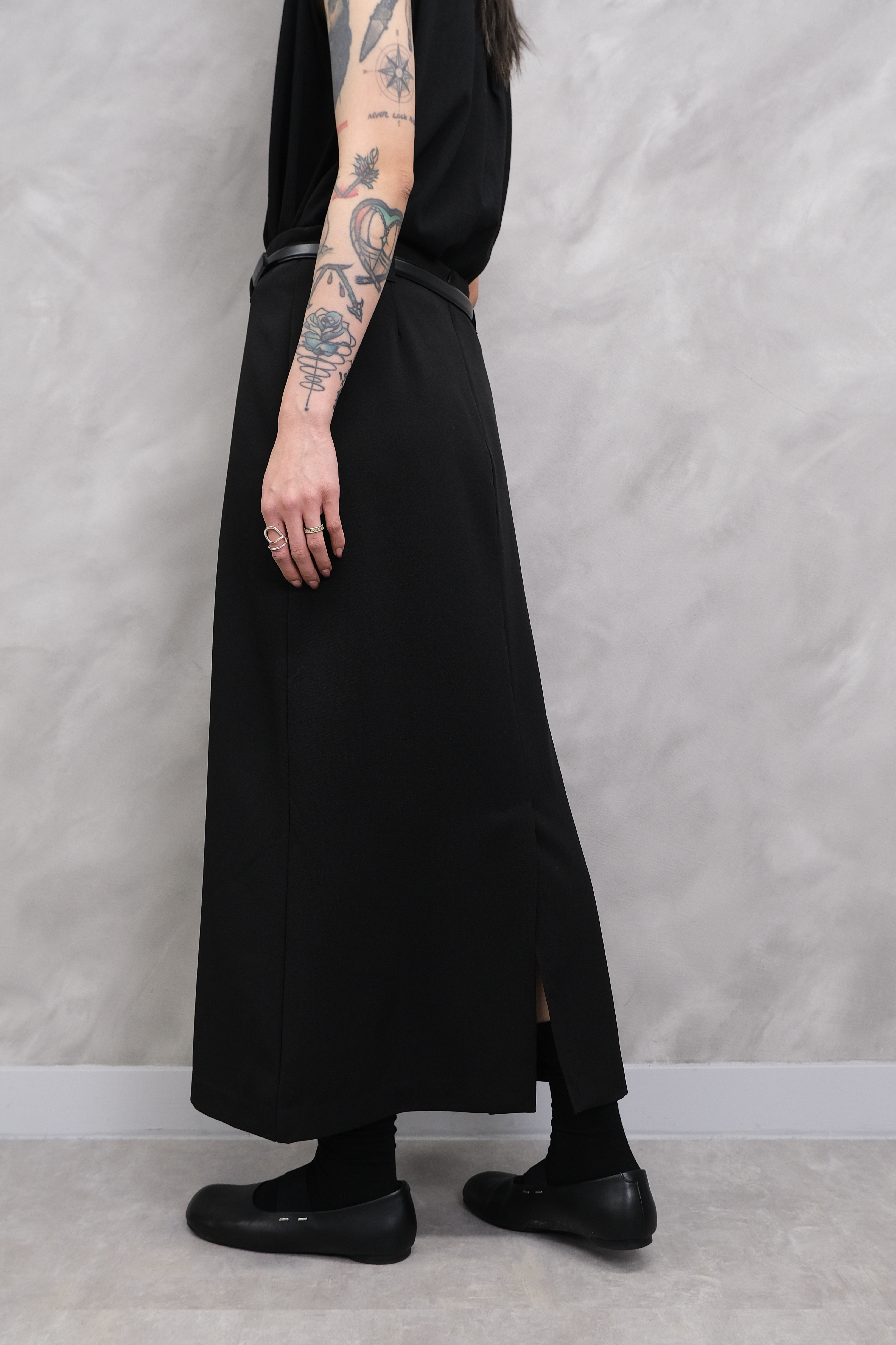 Basic pencil skirt (with belt) #sk33