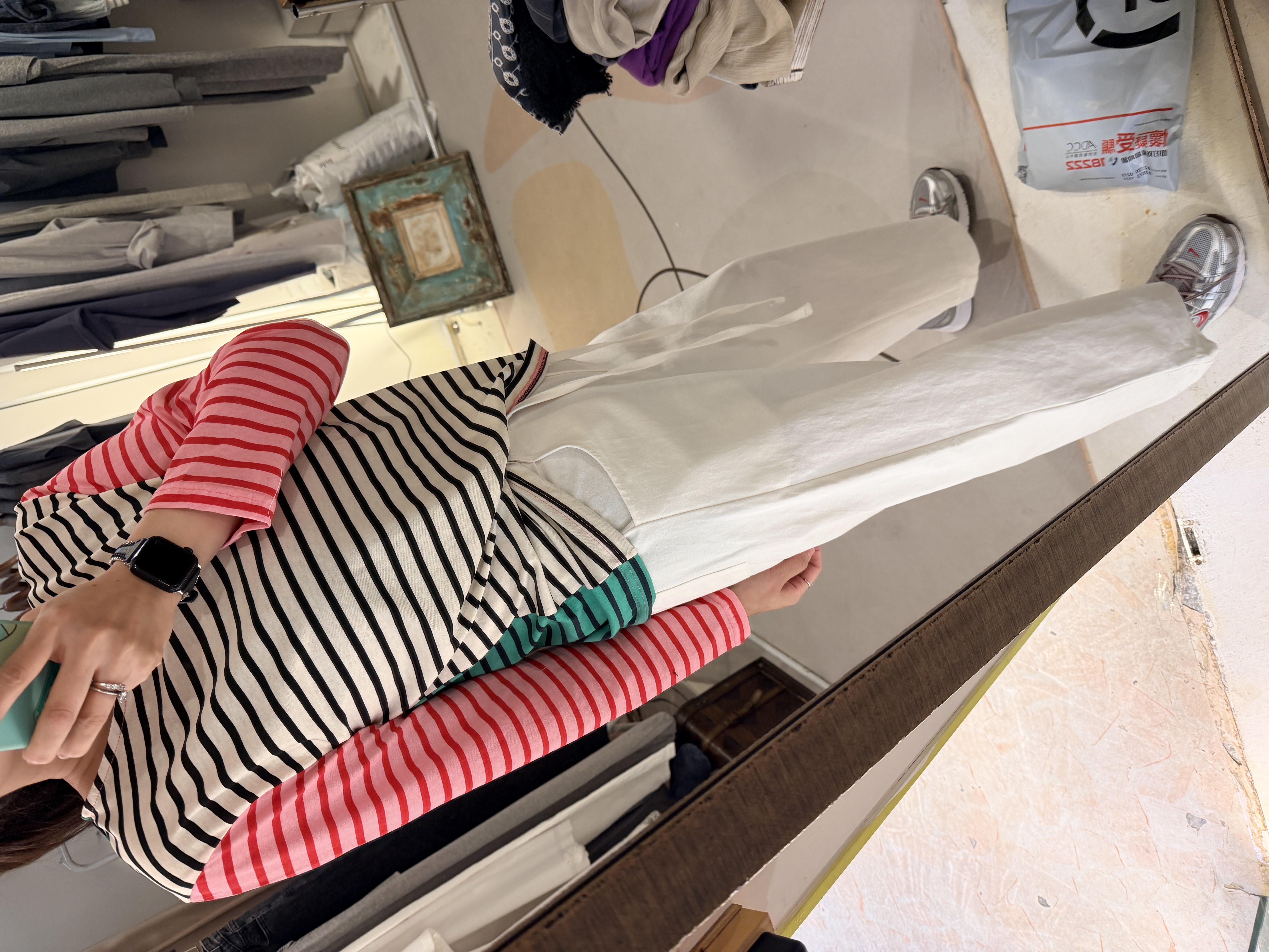 Colourful stripe tee