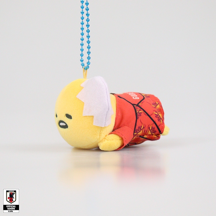 🌸 【預訂】Gudetama 公仔掛飾(趴) - Sanrio x Japan National Football Team Ver. 2026