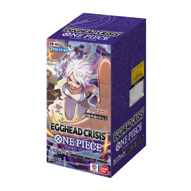 (預訂訂金 $100 / $1500) (總價 $280 / $3360) Bandai One Piece Card Game EXTRA Booster [EB-04] 海賊王 卡牌遊戲 額外補充包 第四彈 蛋頭危機 【EB-04】 (原盒24包 / 原箱12盒) (行版) 