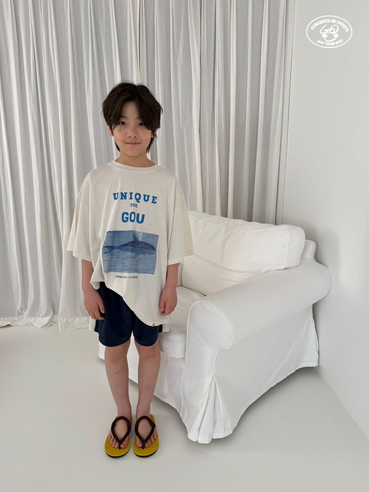 Gou | oversize T (M100-110) 款式為鬆身款