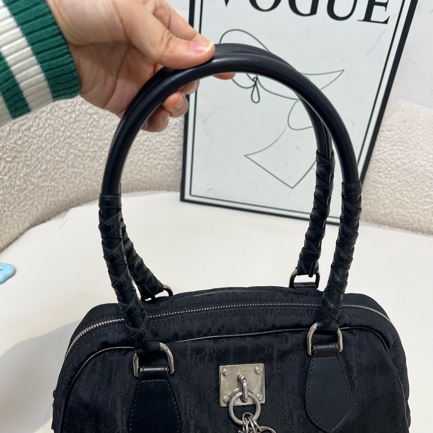 【預訂貨品】Dior中古黑色腋下包 