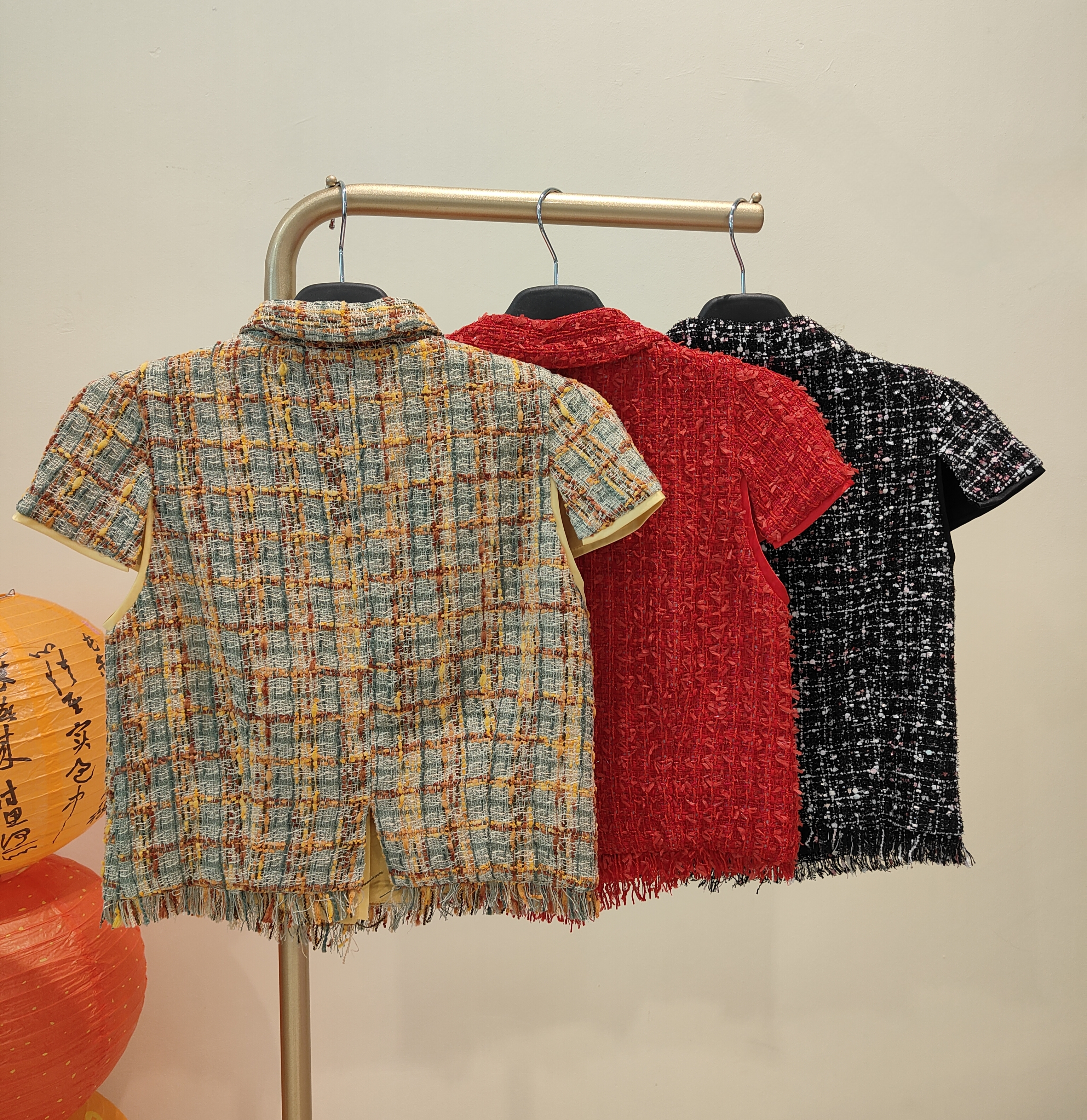 翻领小香风上衣 2639