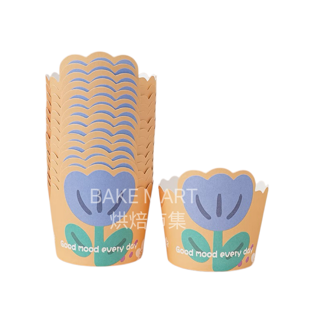 田園花花入爐紙杯[25個] Baking Cap[25pcs]